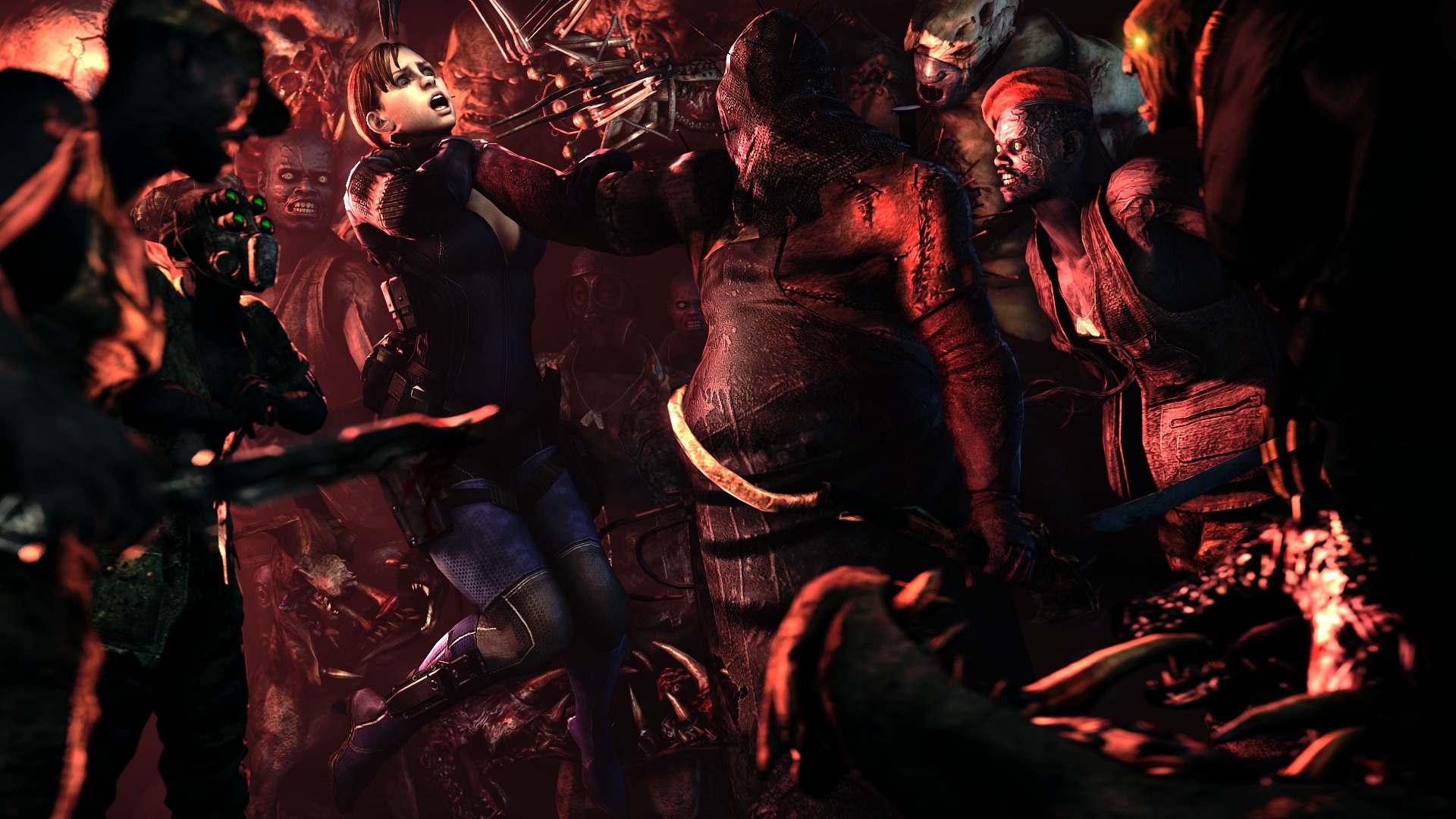 Скачать обои jill valentine, resident evil 5, Majini, Ndesu, Executioner  Majini, ustanak, El Gigante, раздел игры в разрешении 1920x1080