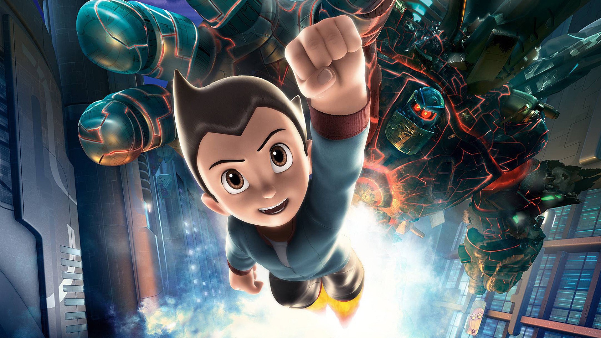 Обои hero, Astro Boy, Астробой, анимационный мультфильм на телефон и  рабочий стол, раздел фильмы, разрешение 1920x1080 - скачать