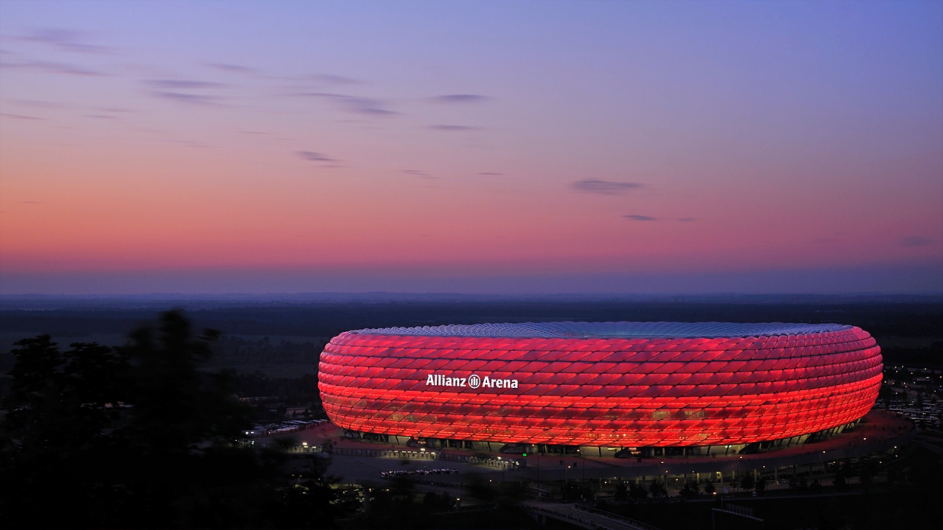 Обои Германия, стадион, bayern munchen, allianz arena, Бавария Мюнхен на  телефон и рабочий стол, раздел спорт, разрешение 1920x1080 - скачать