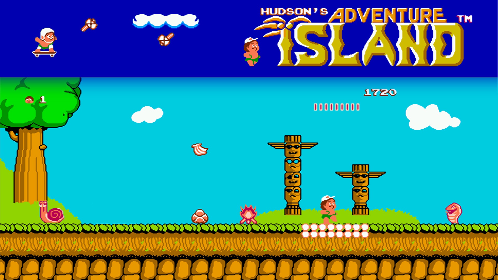 Обои retro, NES, NIntendo, island Adventure на телефон и рабочий стол,  раздел игры, разрешение 1920x1080 - скачать