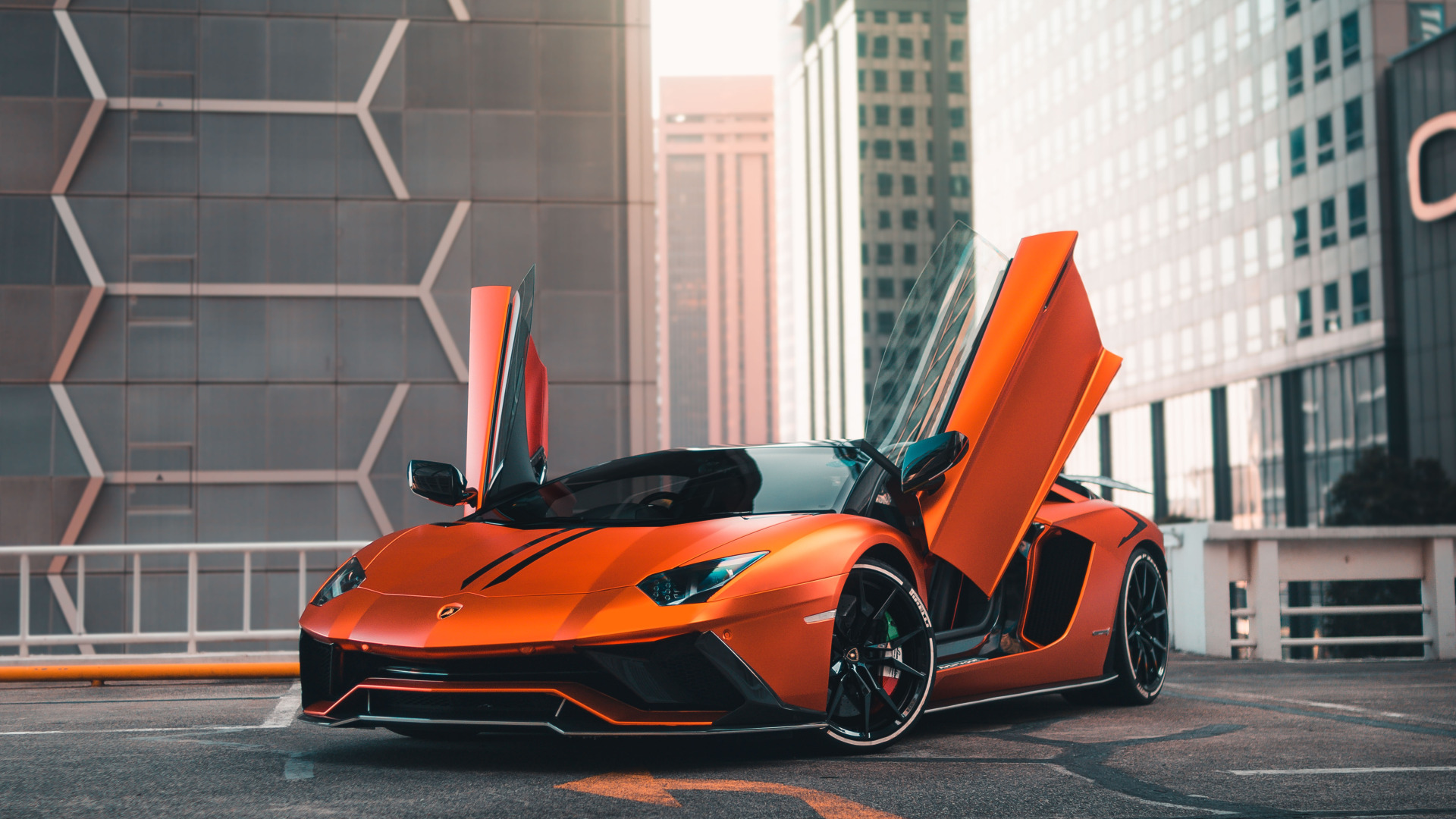 Lamborghini Aventador lp700 Orange