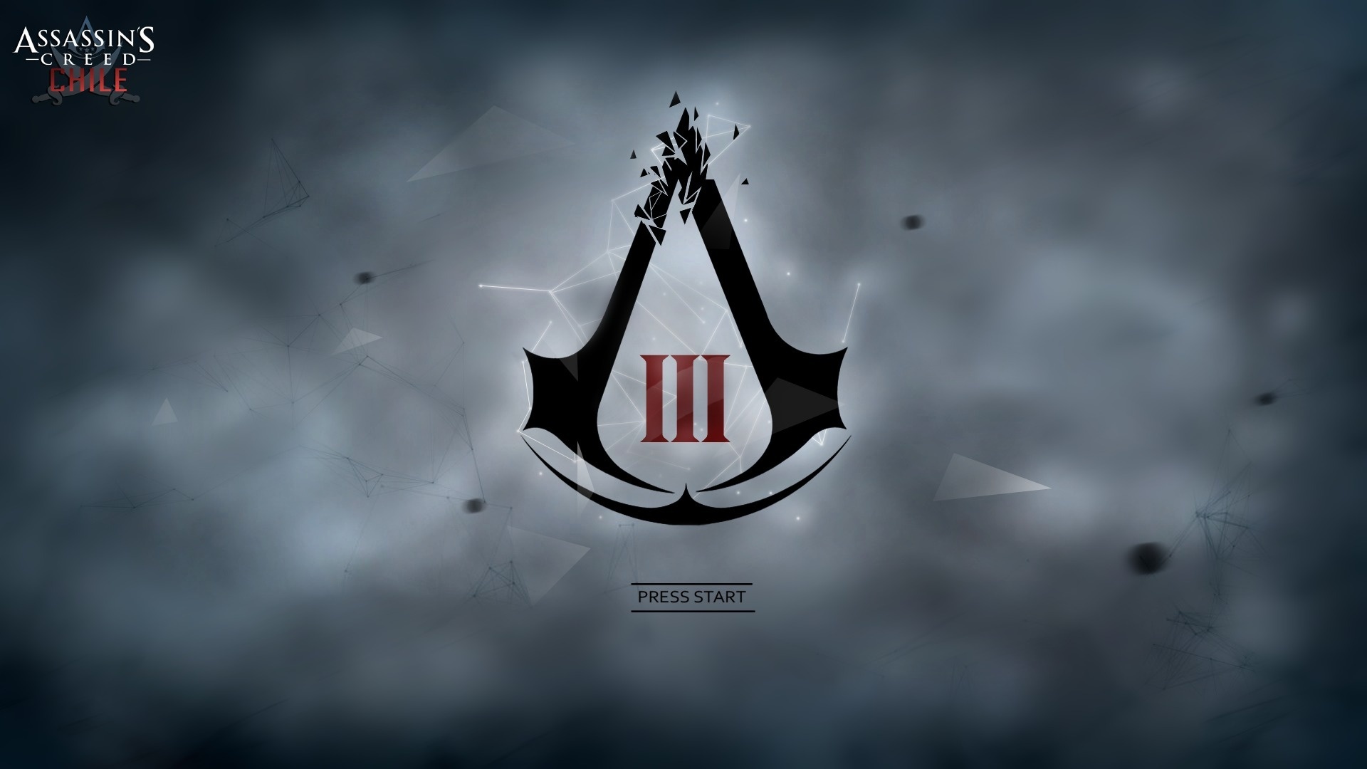 Скачать обои эмблема, кредо убийц, знак ассасинов, assassins creed III,  раздел игры в разрешении 1920x1080