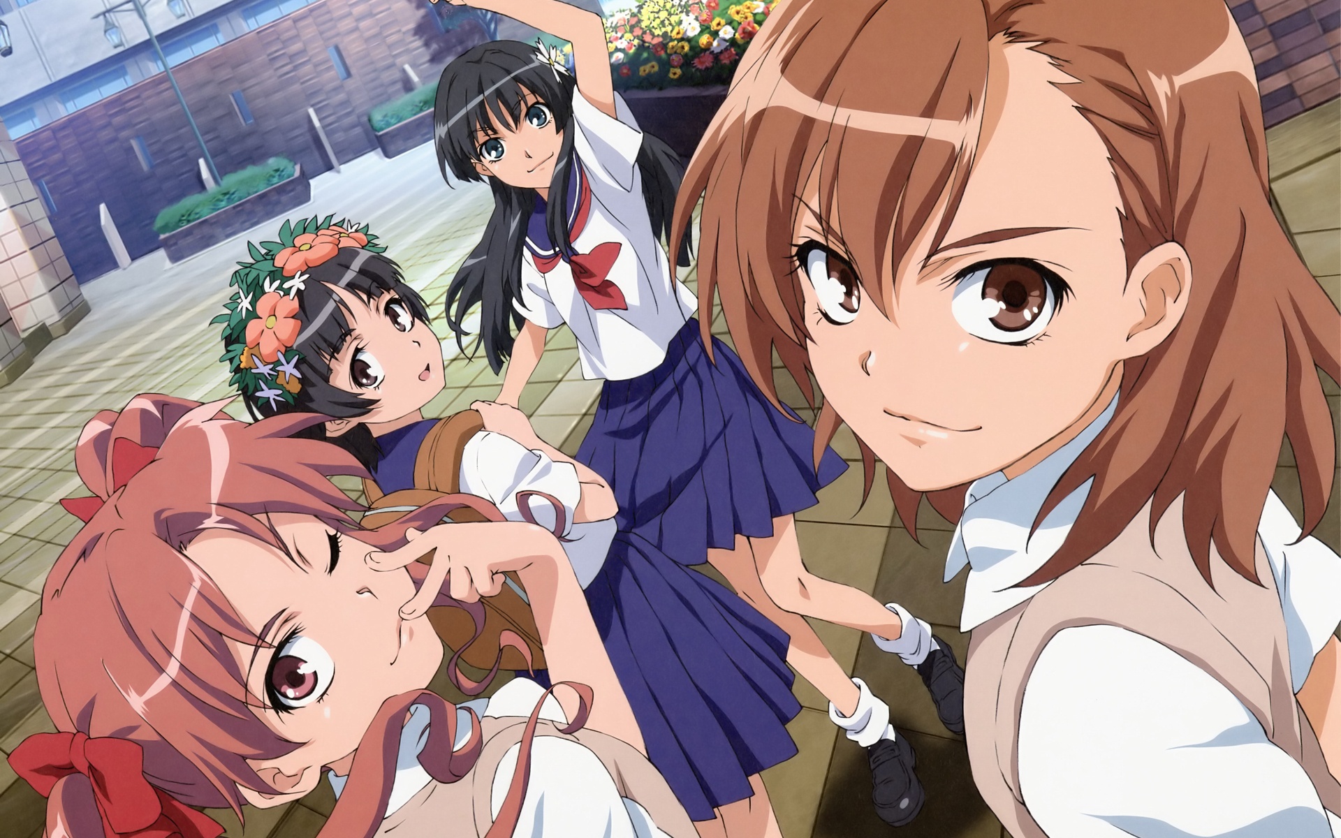 Обои Toaru Kagaku no Railgun, Некий научный Рейлган, Toaru Majutsu no Index  на телефон и рабочий стол, раздел сёдзё, разрешение 1920x1200 - скачать