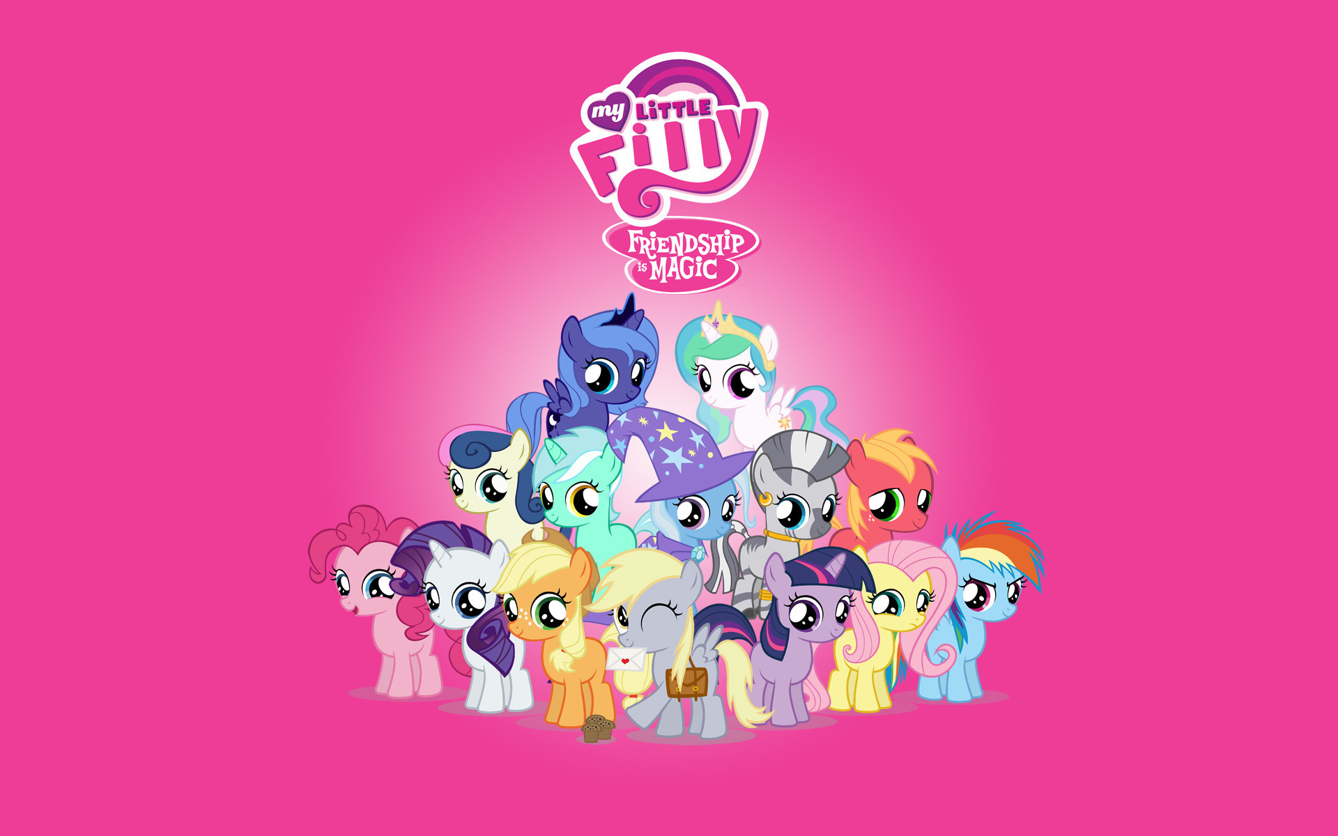 Обои Минимализм, Мультфильм, My Little Pony, Пони на телефон и рабочий  стол, раздел фильмы, разрешение 1920x1200 - скачать