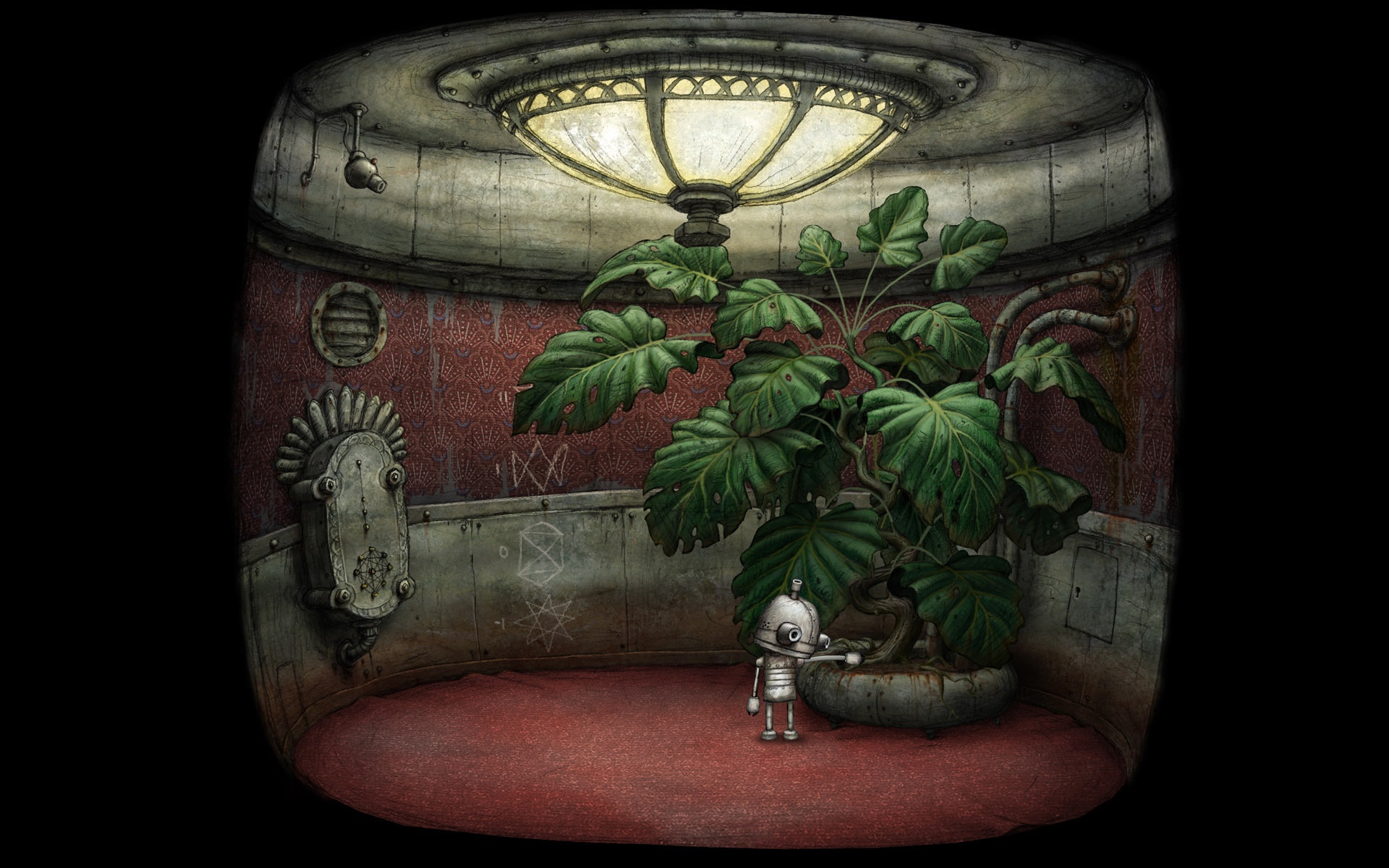 Скачать обои робот, Машинариум, инди, Machinarium, раздел игры в разрешении  1920x1200