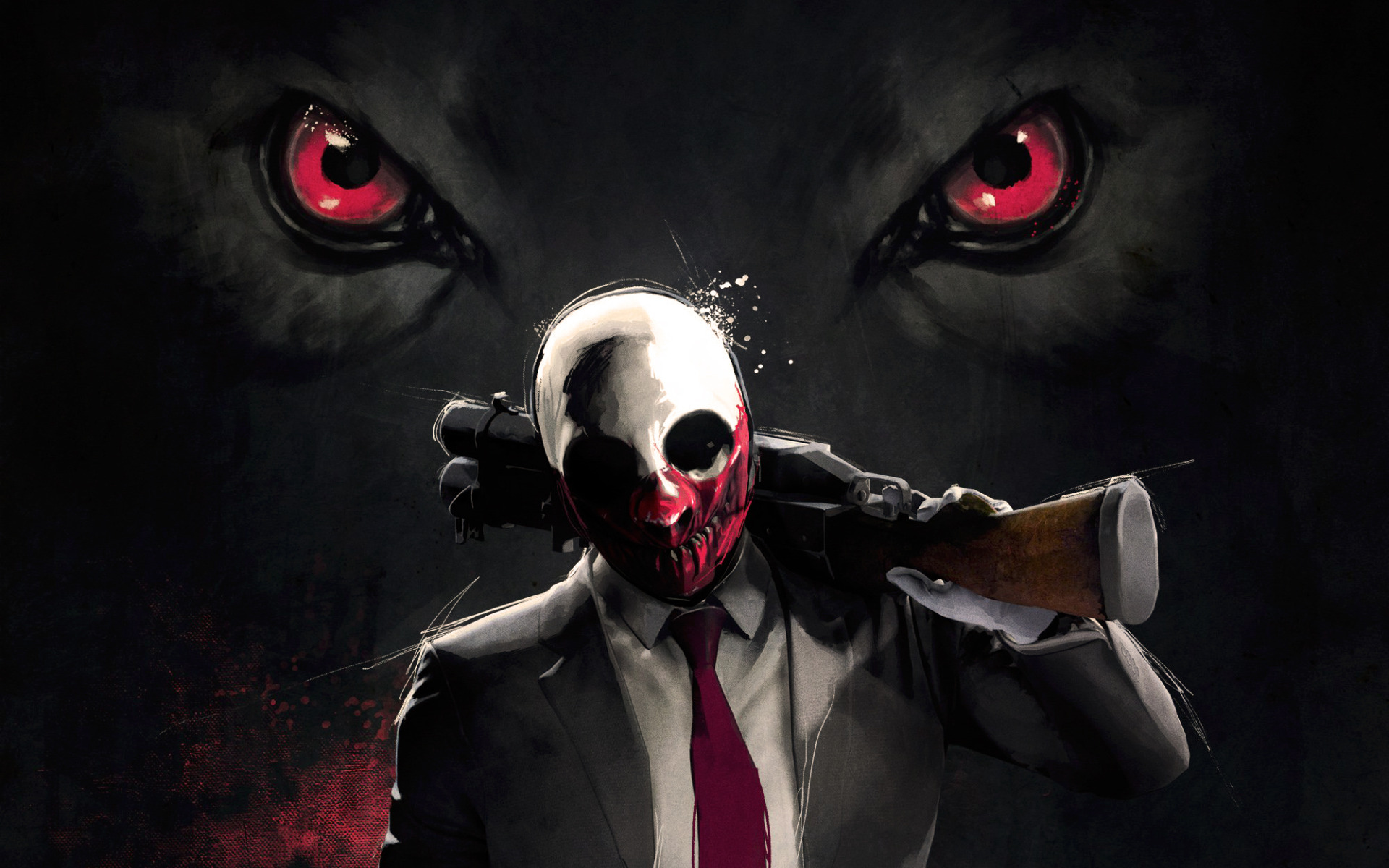 Payday 2 wolf gif фото 5
