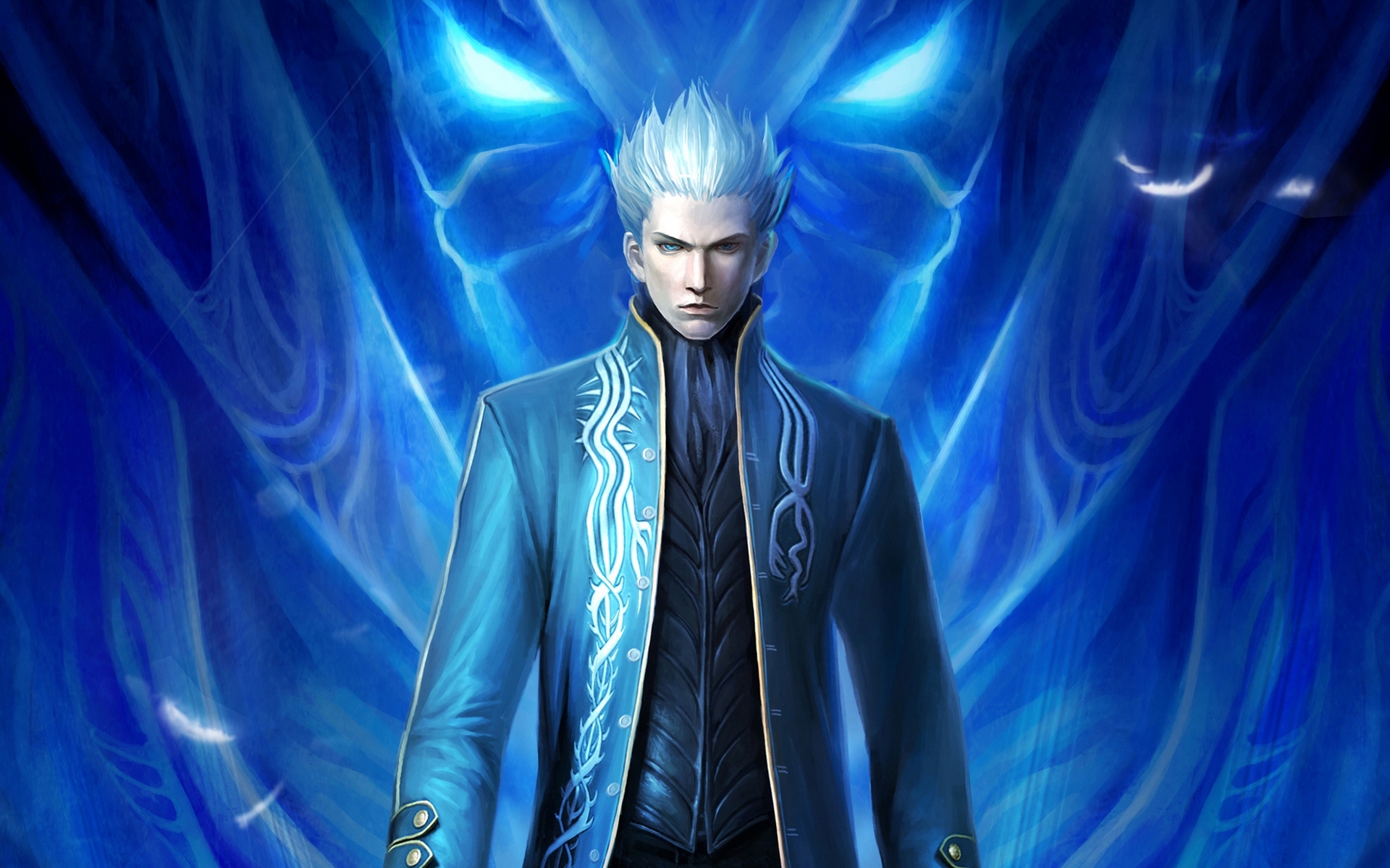 Обои демон, DMC, блондин, game wallpapers, Вергилий, Devil may cry 3,  special edition, Vergil на телефон и рабочий стол, раздел игры, разрешение  1920x1200 - скачать