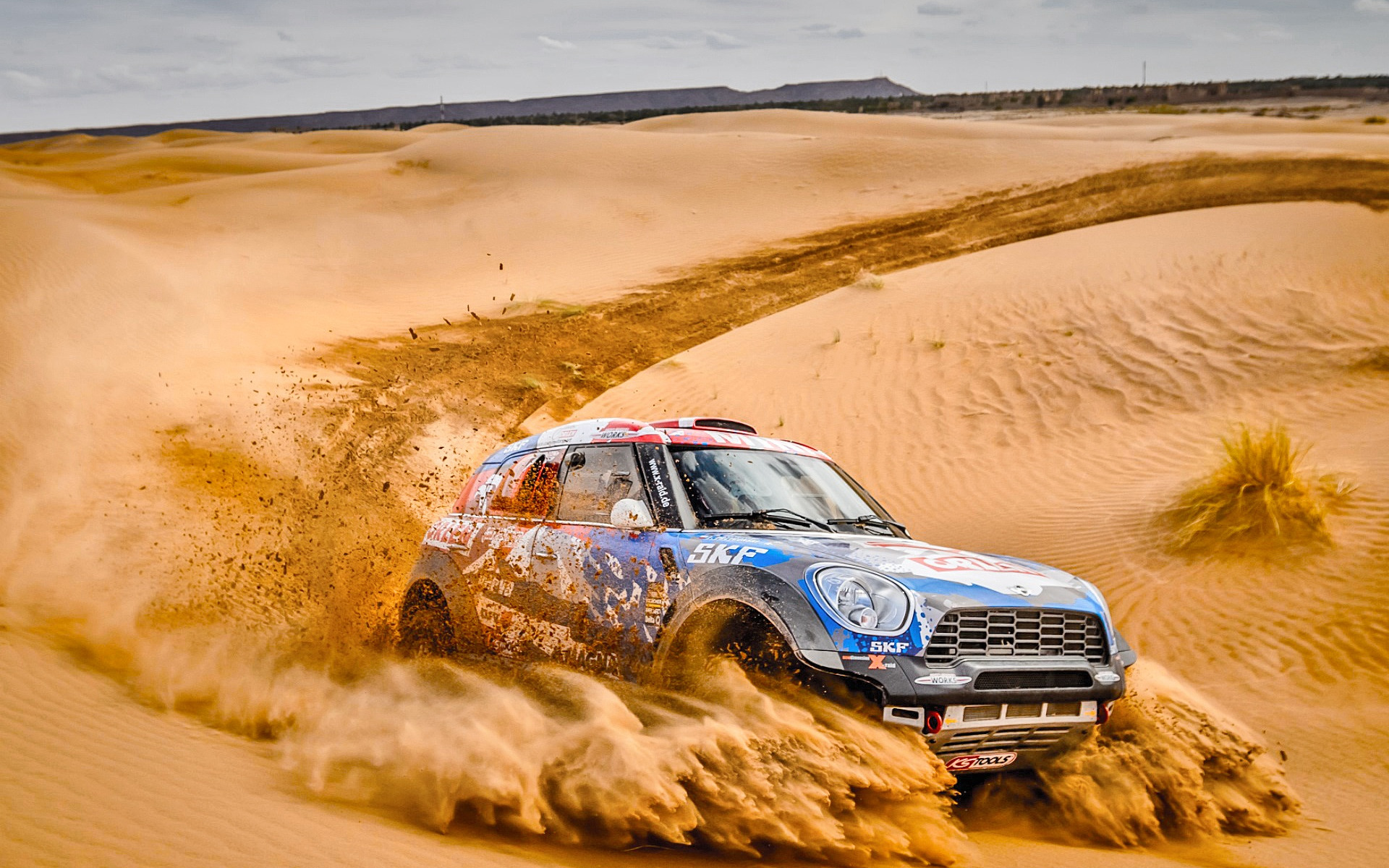 Rally Dakar пустыня