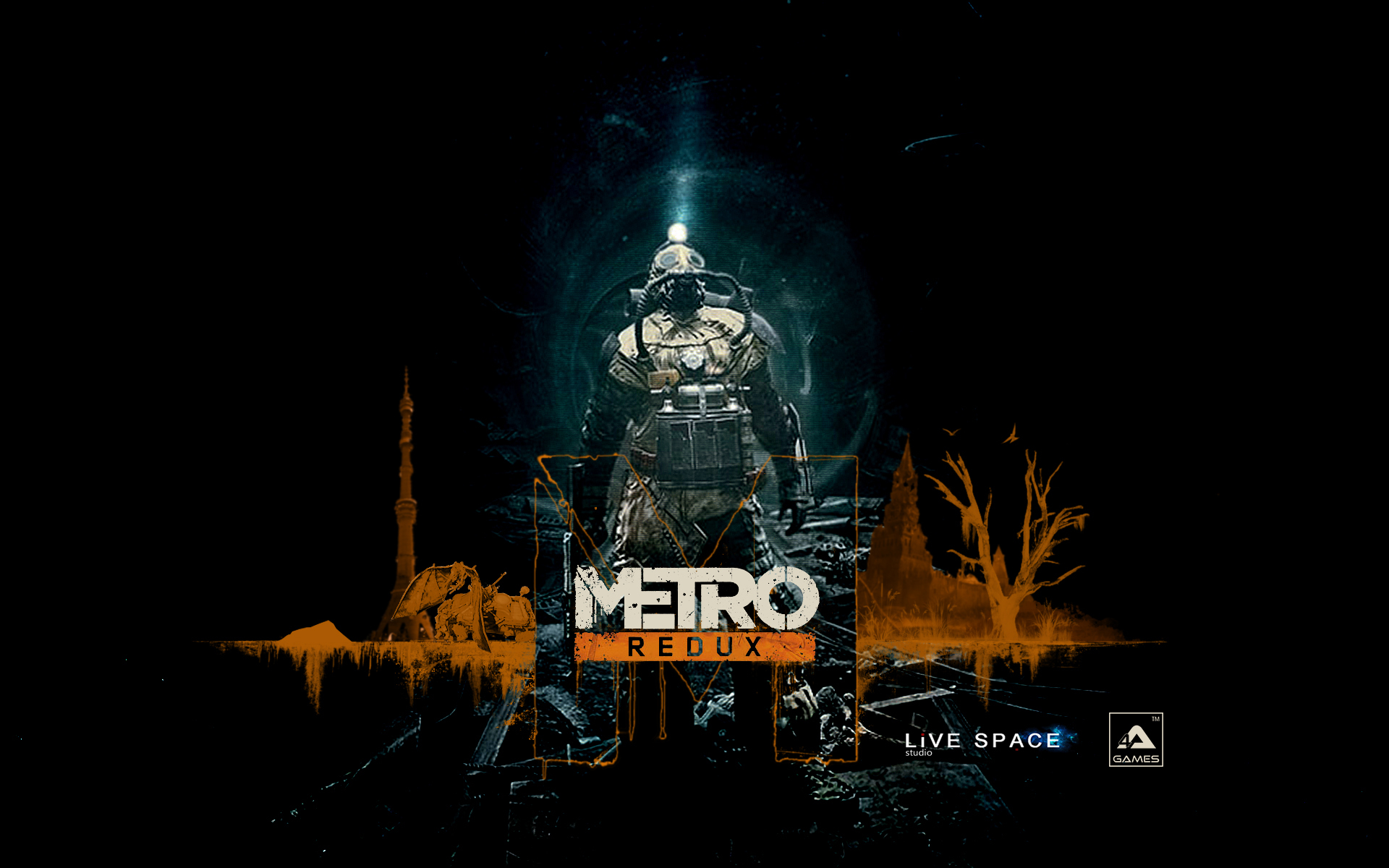 Скачать обои LiVE SPACE studio. LS, Metro 2033: Last Light, Redux. 4A  Games, Metro 2033, раздел игры в разрешении 1920x1200