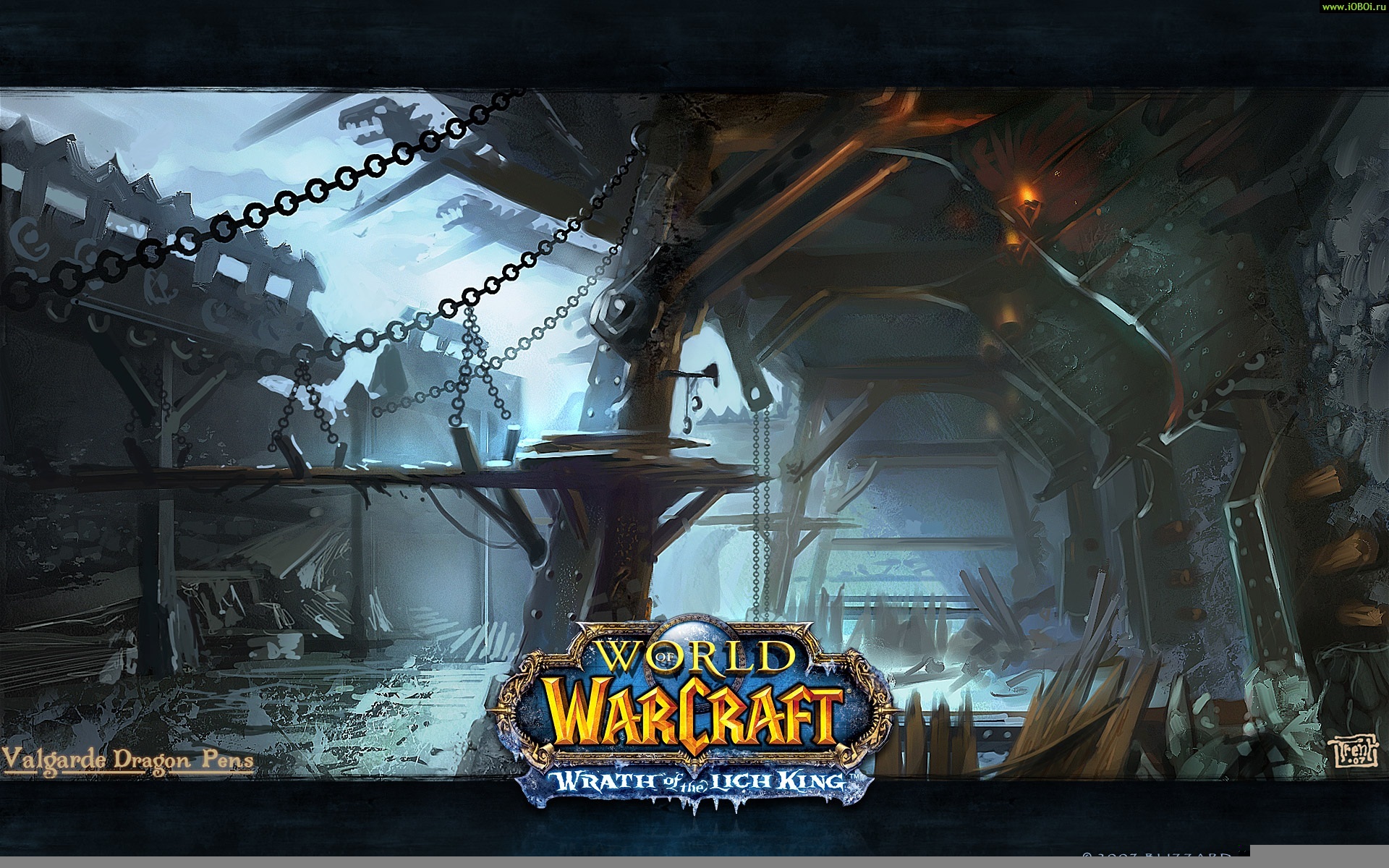 Скачать обои wow, world of warcraft, wrath of the lich king, раздел игры в  разрешении 1920x1200