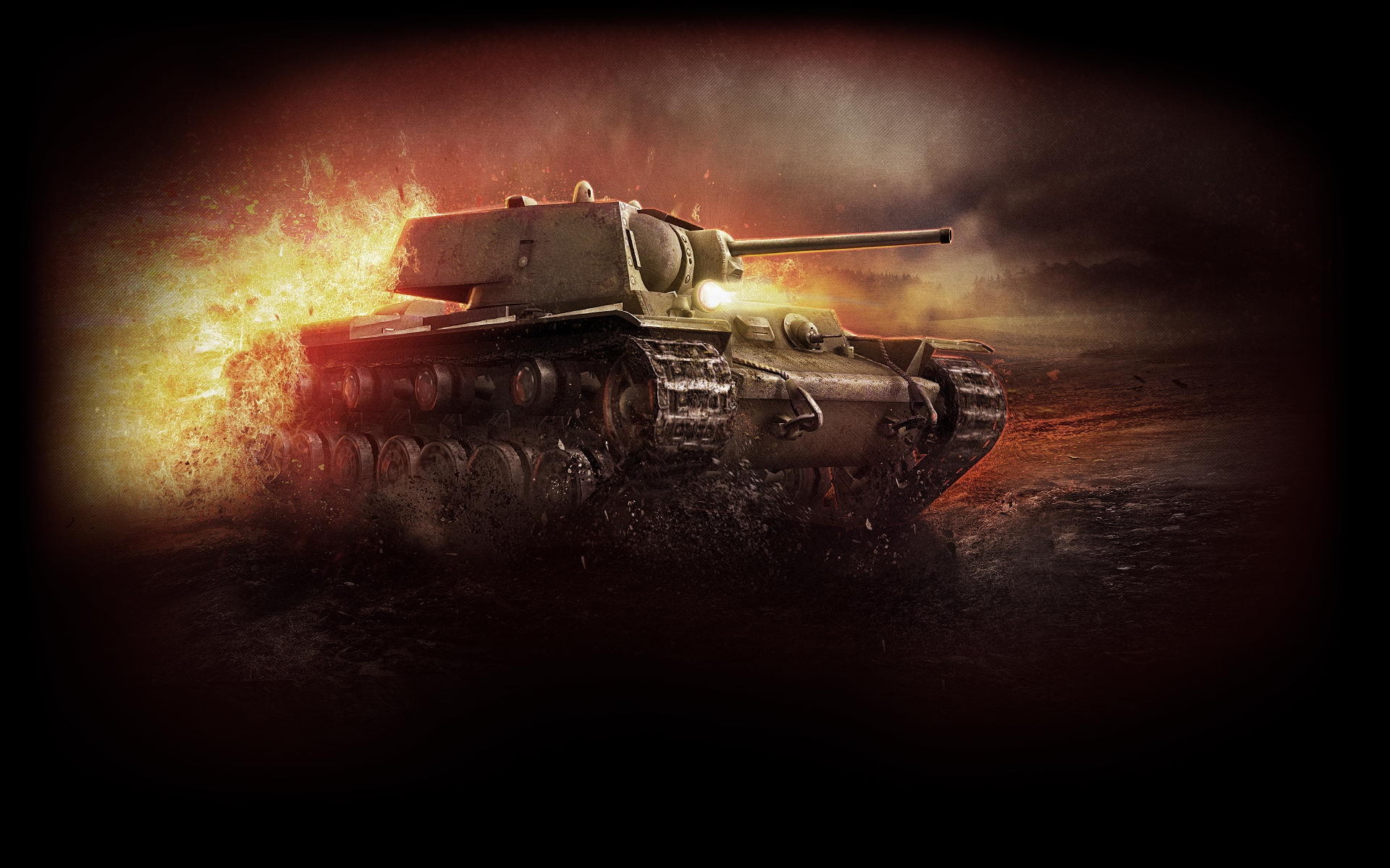 Скачать обои Танк, WoT, World of Tanks, КВ-1, раздел игры в разрешении  1920x1200