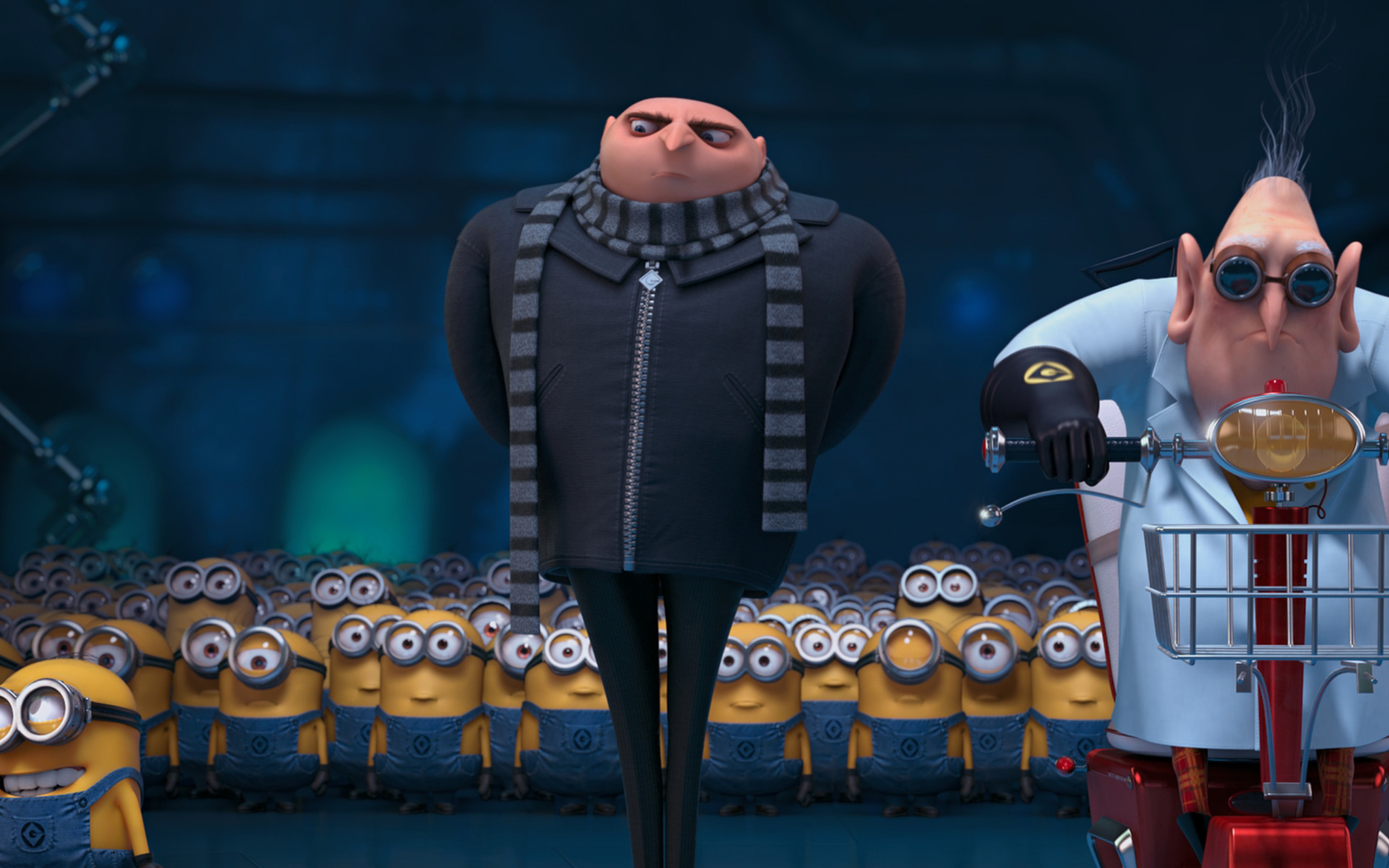 Скачать обои Minions, Миньоны, Despicable Me 2, Gru, Гадкий Я 2, Dr.  Nefario, раздел фильмы в разрешении 1920x1200