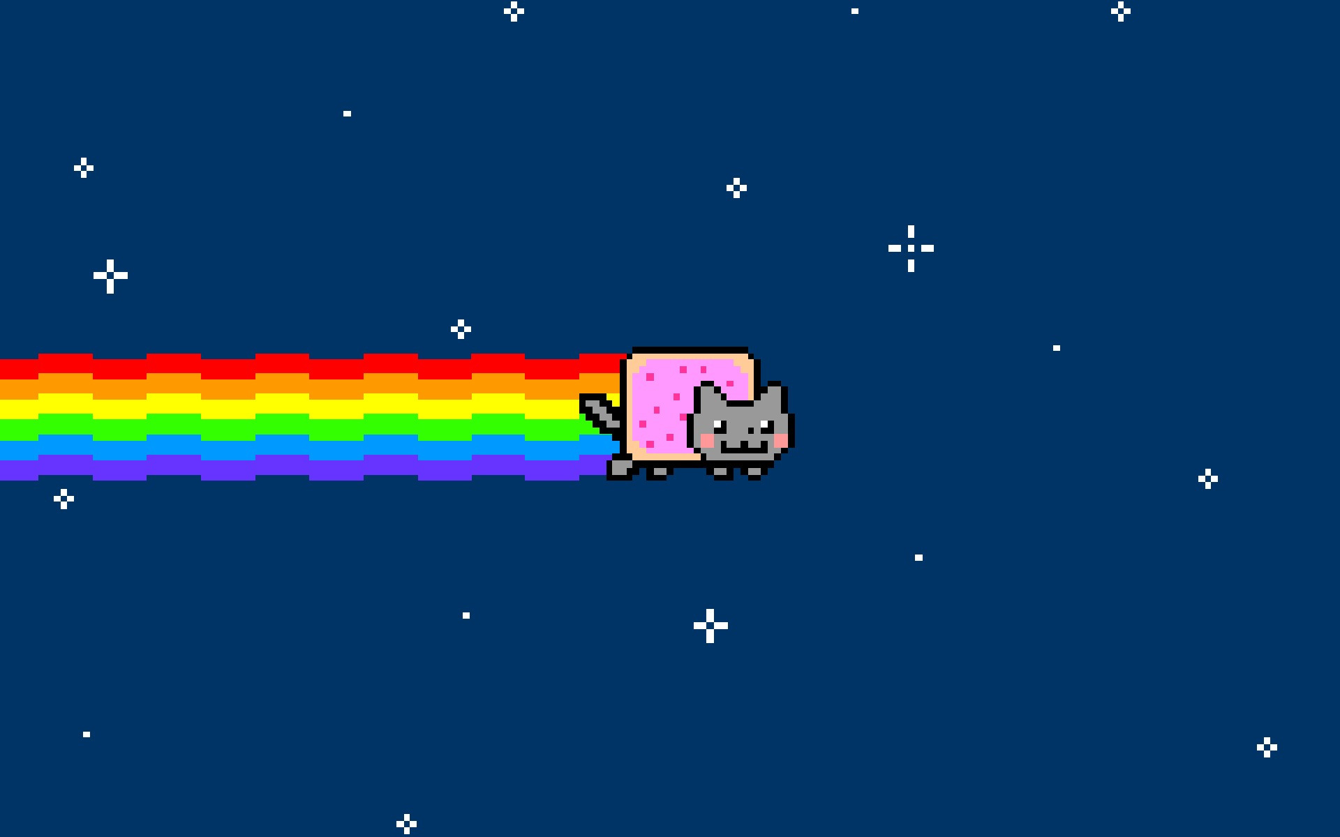 Обои nyan-cat, nyan, психодел на телефон и рабочий стол, раздел стиль,  разрешение 1920x1200 - скачать