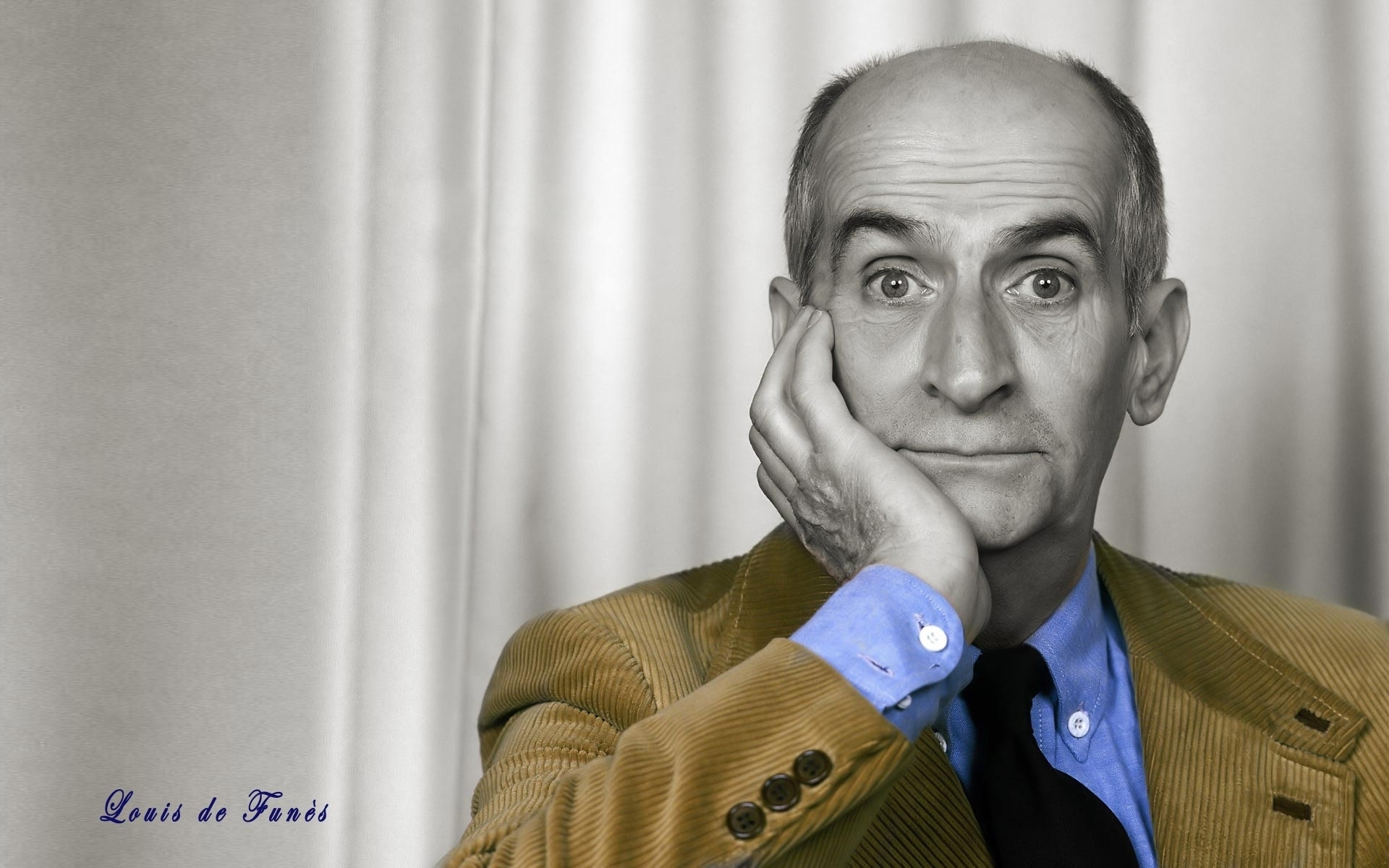 Обои глаза, лицо, актёр, комик, режиссёр, сценарист, Луи де Фюнес, Louis de  Funès на телефон и рабочий стол, раздел мужчины, разрешение 1920x1200 -  скачать