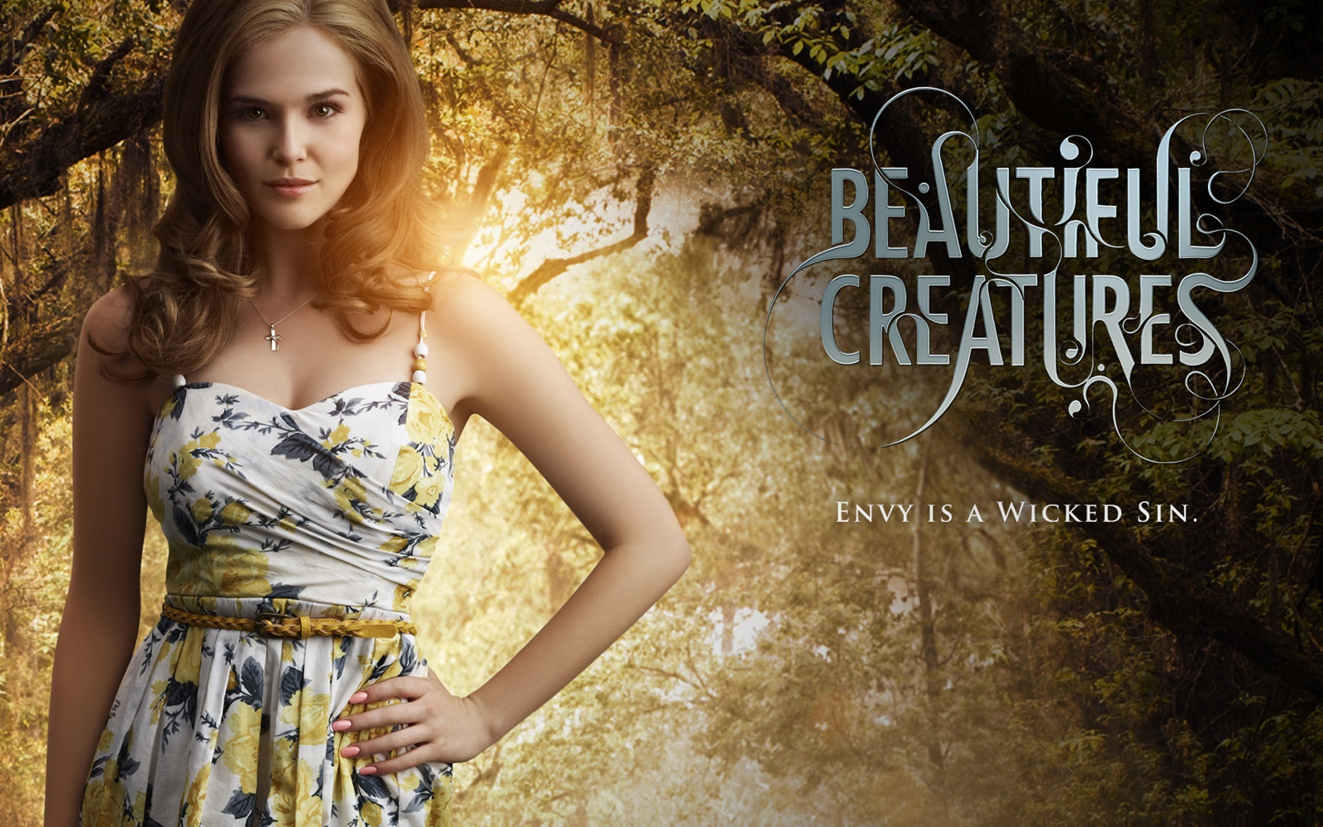 Скачать обои Beautiful Creatures, прекрасные создания, Zoey Deutch, Зоя  Дойч, раздел фильмы в разрешении 1920x1200