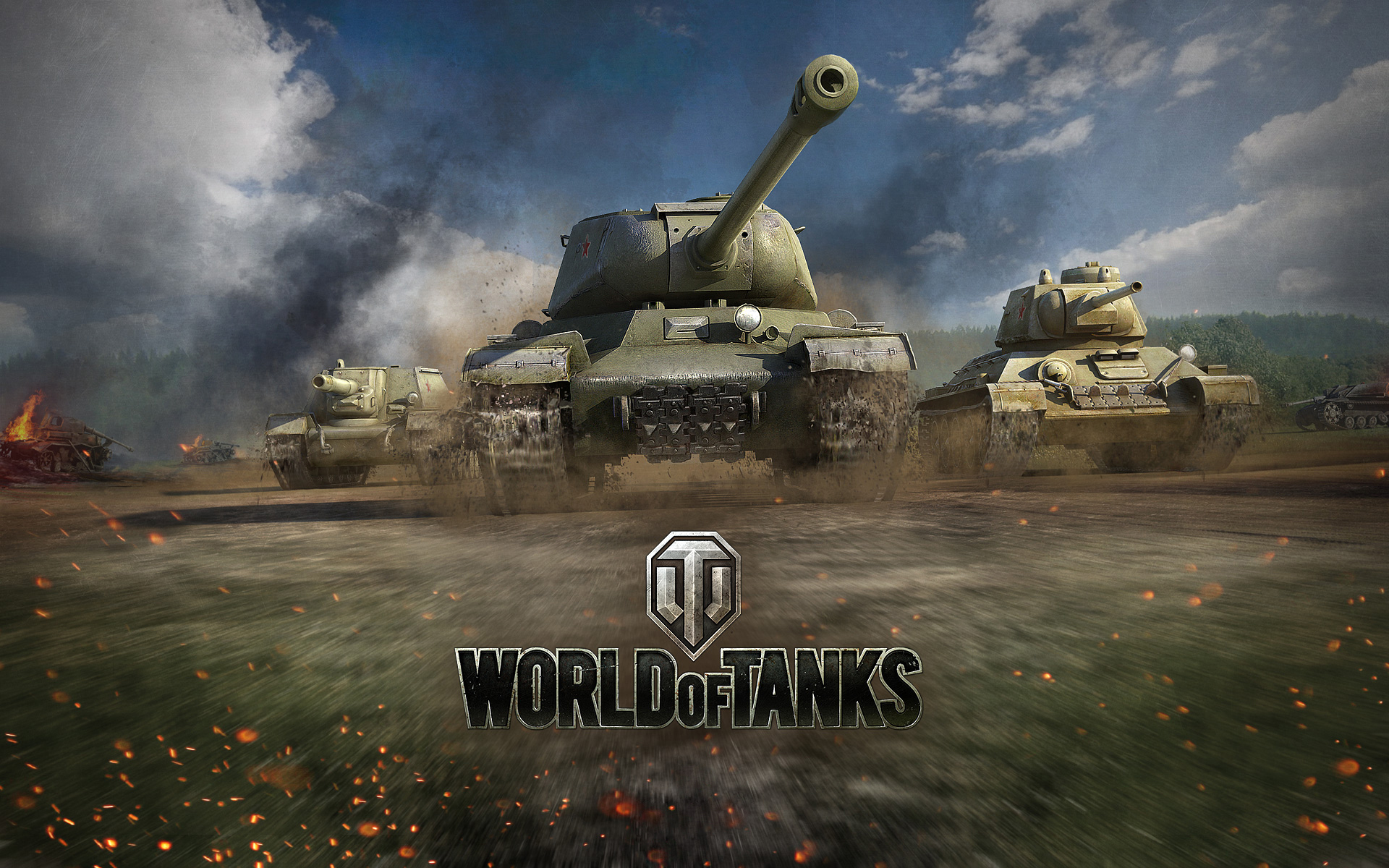 Скачать обои арт, танк, СССР, танки, Т-34, WoT, Мир танков, World of Tanks,  раздел игры в разрешении 1920x1200