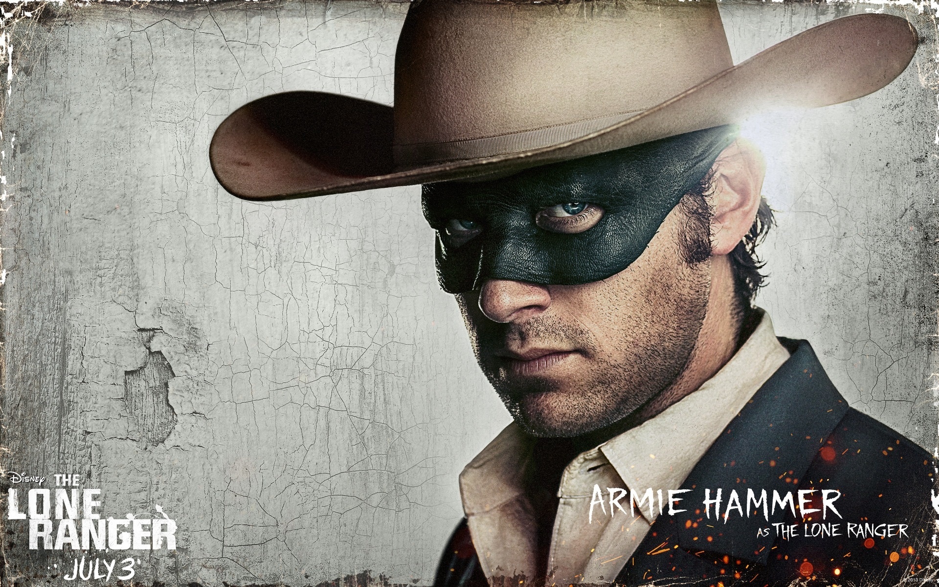 Скачать обои western, background, movie, sheriff, wild west, cowboy, The  Lone Ranger, Armie Hammer, раздел фильмы в разрешении 1920x1200