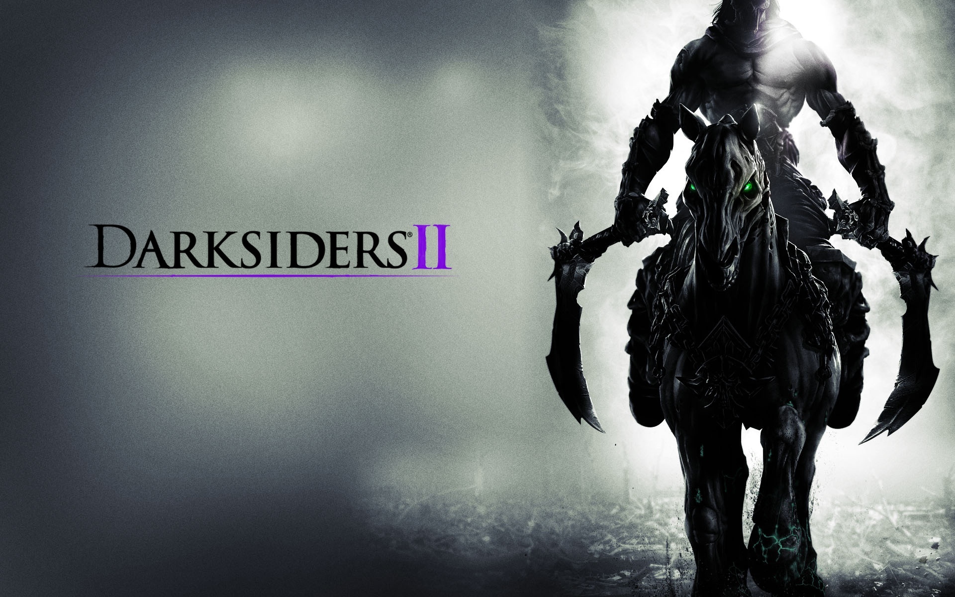 Обои смерть, конь, игра, коса, всадник, DarkSiders 2 на телефон и рабочий  стол, раздел игры, разрешение 1920x1200 - скачать