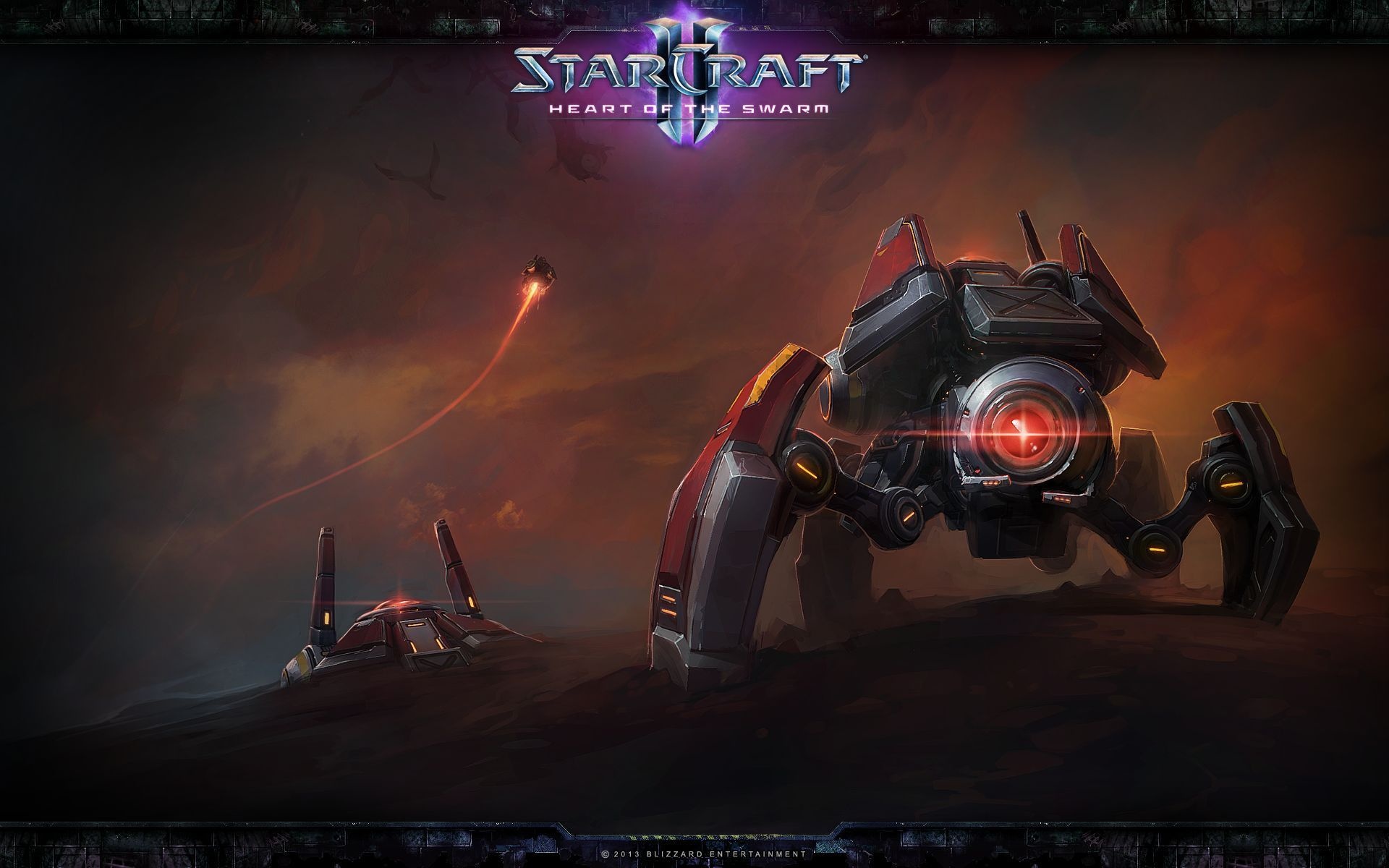 Скачать обои StarCraft 2 Heart of the swarm, Терраны, Мина вдова, раздел  игры в разрешении 1920x1200