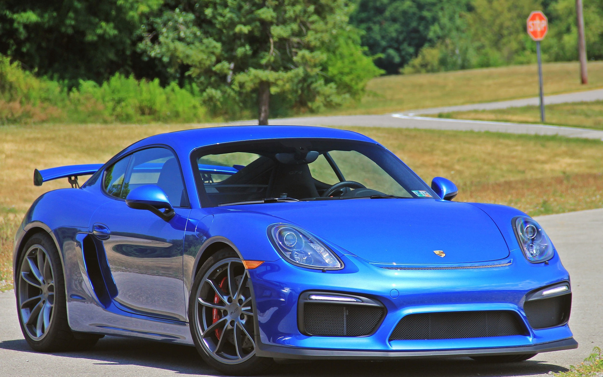 Porsche Cayman s Blue