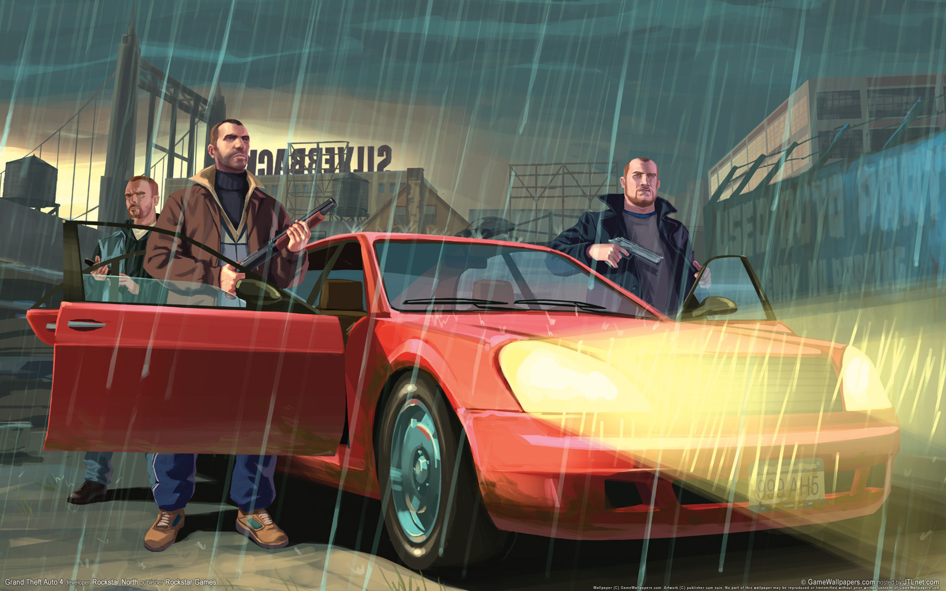 Обои niko bellic, разборка, gta iv на телефон и рабочий стол, раздел игры,  разрешение 1920x1200 - скачать