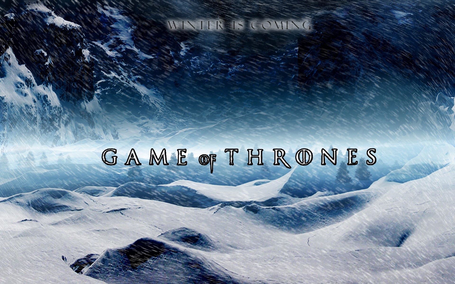 Обои постер, Game of Thrones, Игра престолов, Зима близко, Winter Is Coming,  1-й сезон на телефон и рабочий стол, раздел фильмы, разрешение 1920x1200 -  скачать