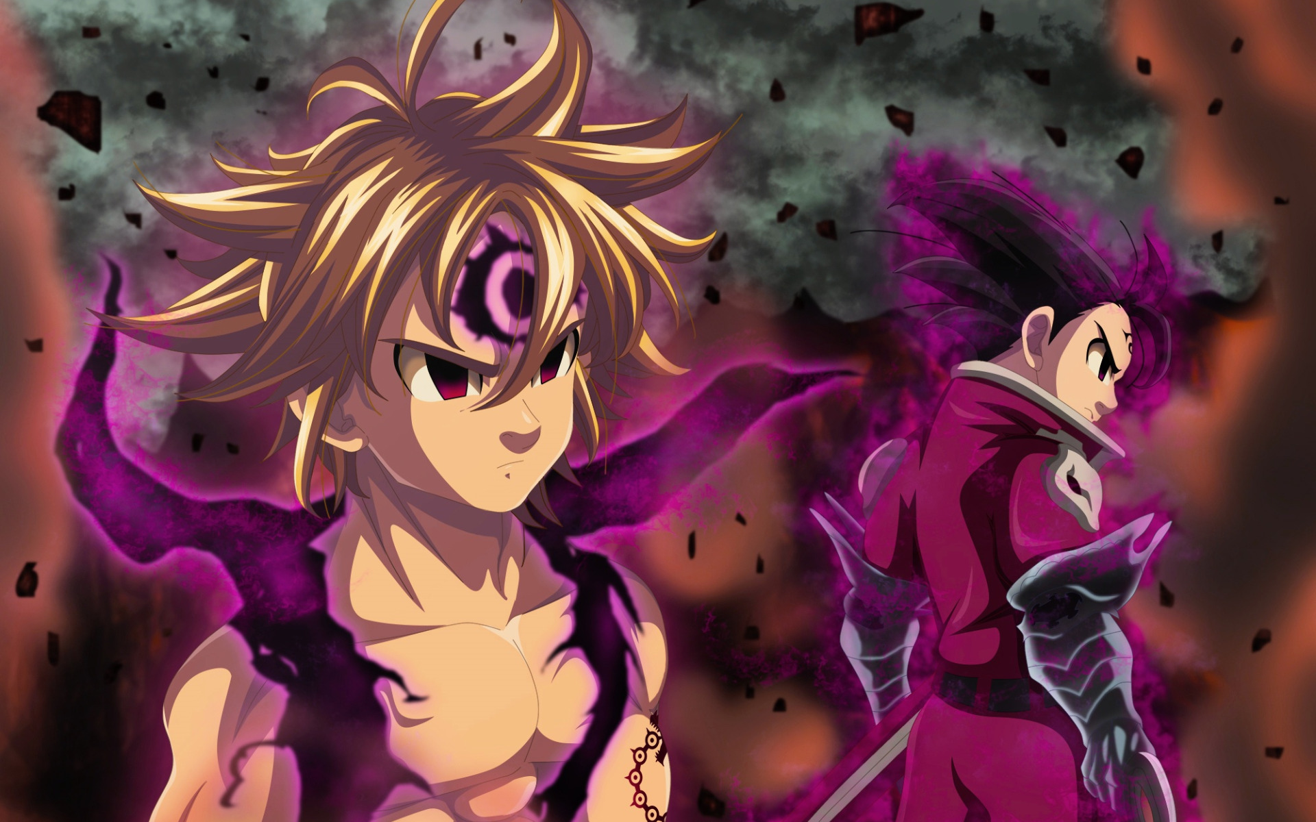 Скачать обои anime, Meliodas, Nanatsu no Taizai, The Seven Deadly Sins,  japonese, by criszeldris1, Zeldris, раздел сёнэн в разрешении 1920x1200