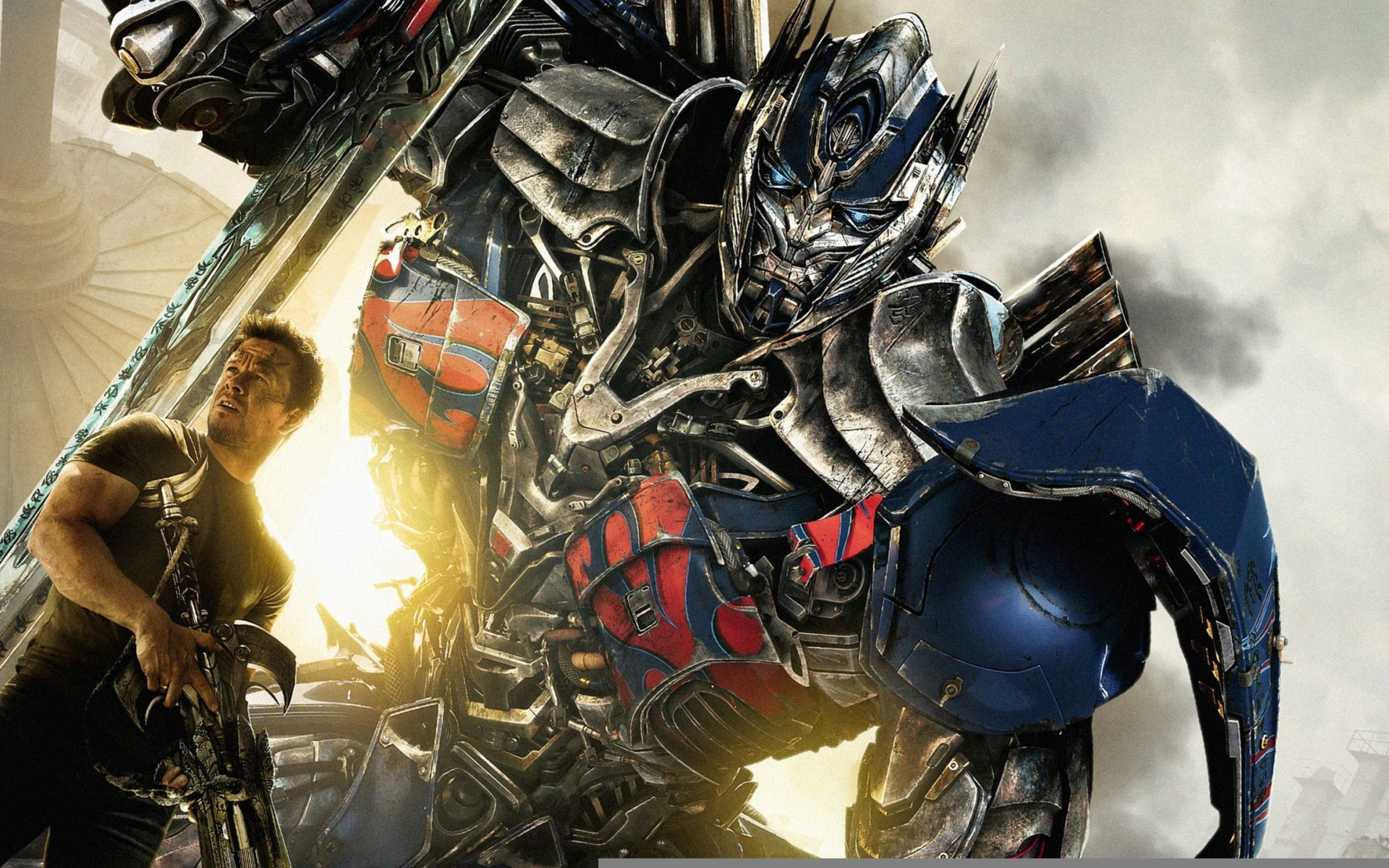 Скачать обои Optimus Prime, Оптимус Прайм, Майкл Бэй, Michael Bay,  Трансформеры 4, Transformers 4, Transformers: Age Of Extinction,  Трансформеры: Эпоха истребления, раздел фильмы в разрешении 1920x1200