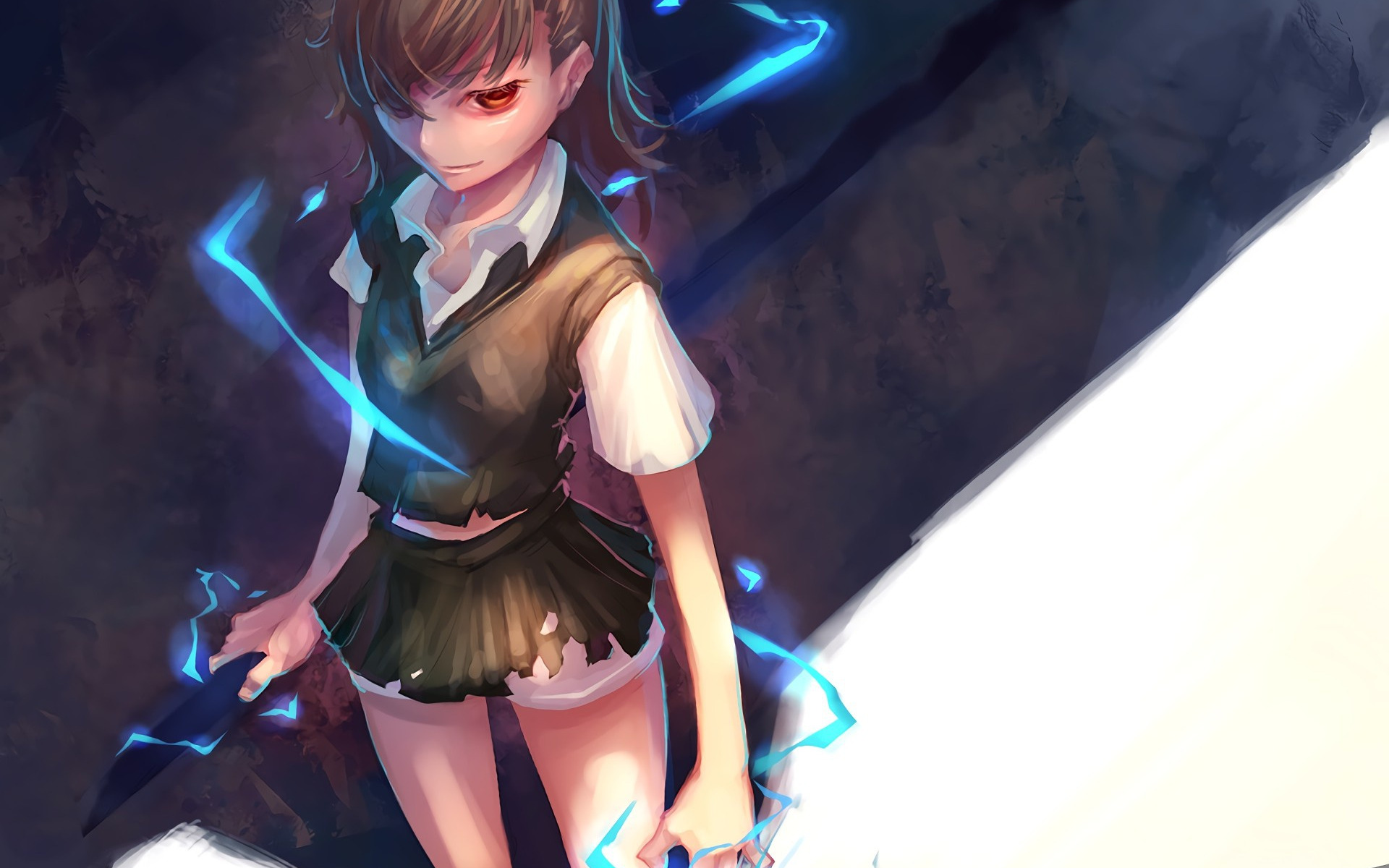 girl, anime, japanese, uniform, seifuku, light novel, Toaru Majutsu no Inde...