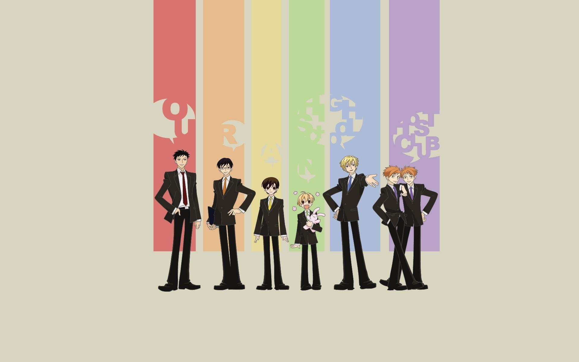 Скачать обои Tamaki Suou, Ouran High School Host Club, Kyoya Ootori, Hikaru  Kaoru Hitachiin, Mitsukuni Haninozuka, Haruhi Fujioka, Takashi Morinozuka,  раздел аниме в разрешении 1920x1200