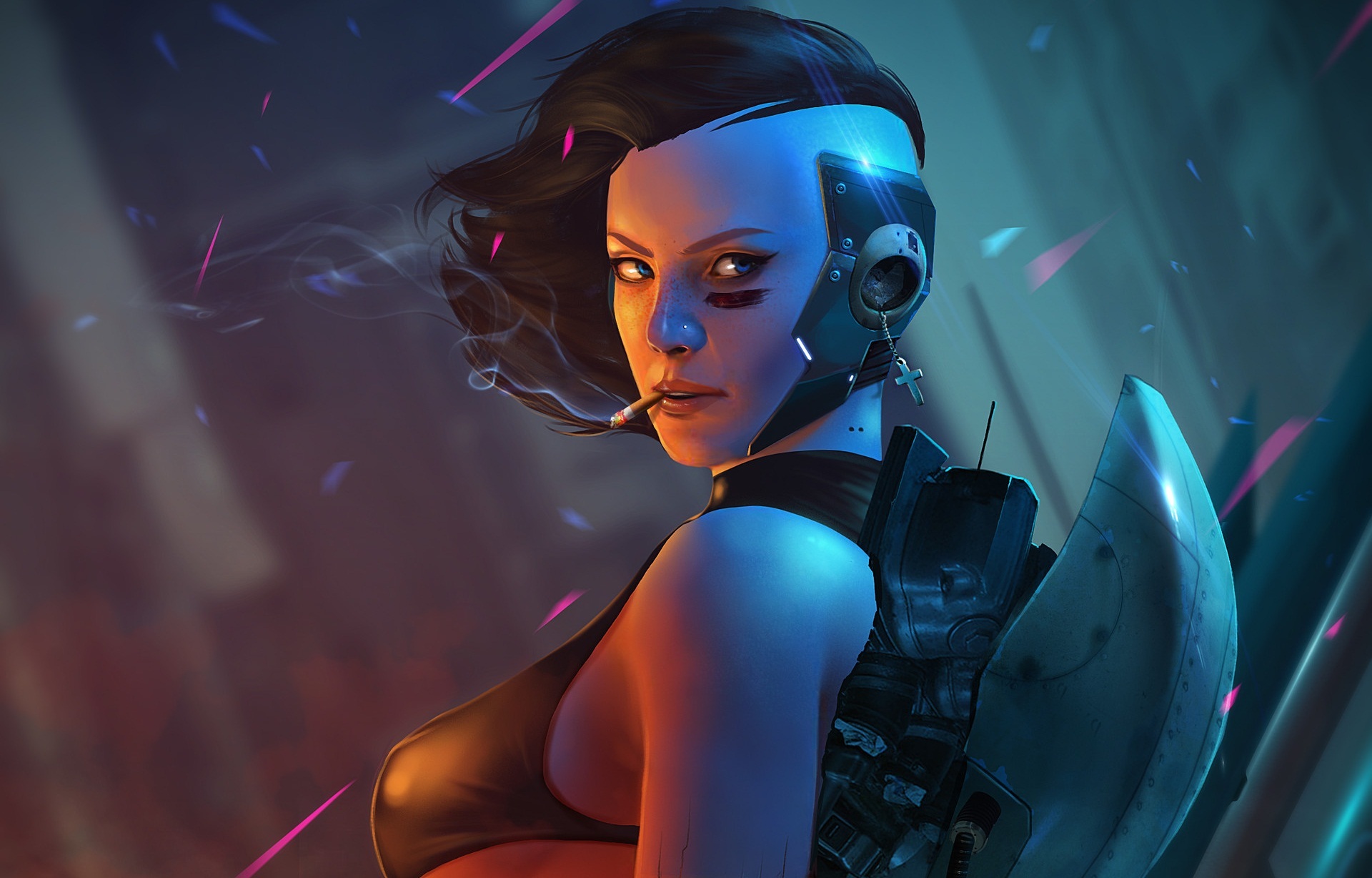 Кибер краше 9. Cyberpunk 2077 киборги girl. Cyberpunk 2077 роботы. Cyberpunk 2077 снайпер. Cyberpunk Art девушки киборги.