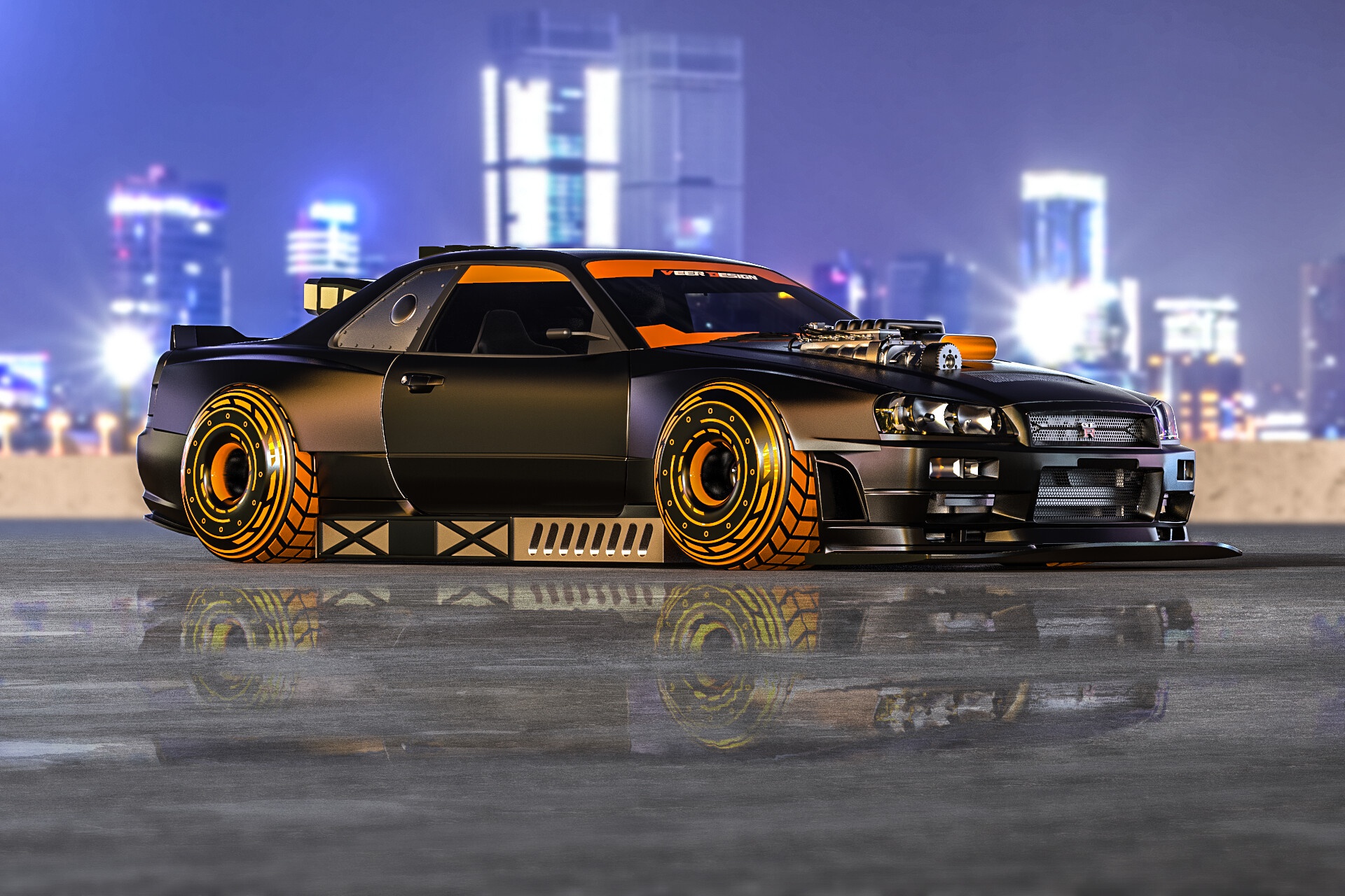 Nissan Skyline Cyberpunk