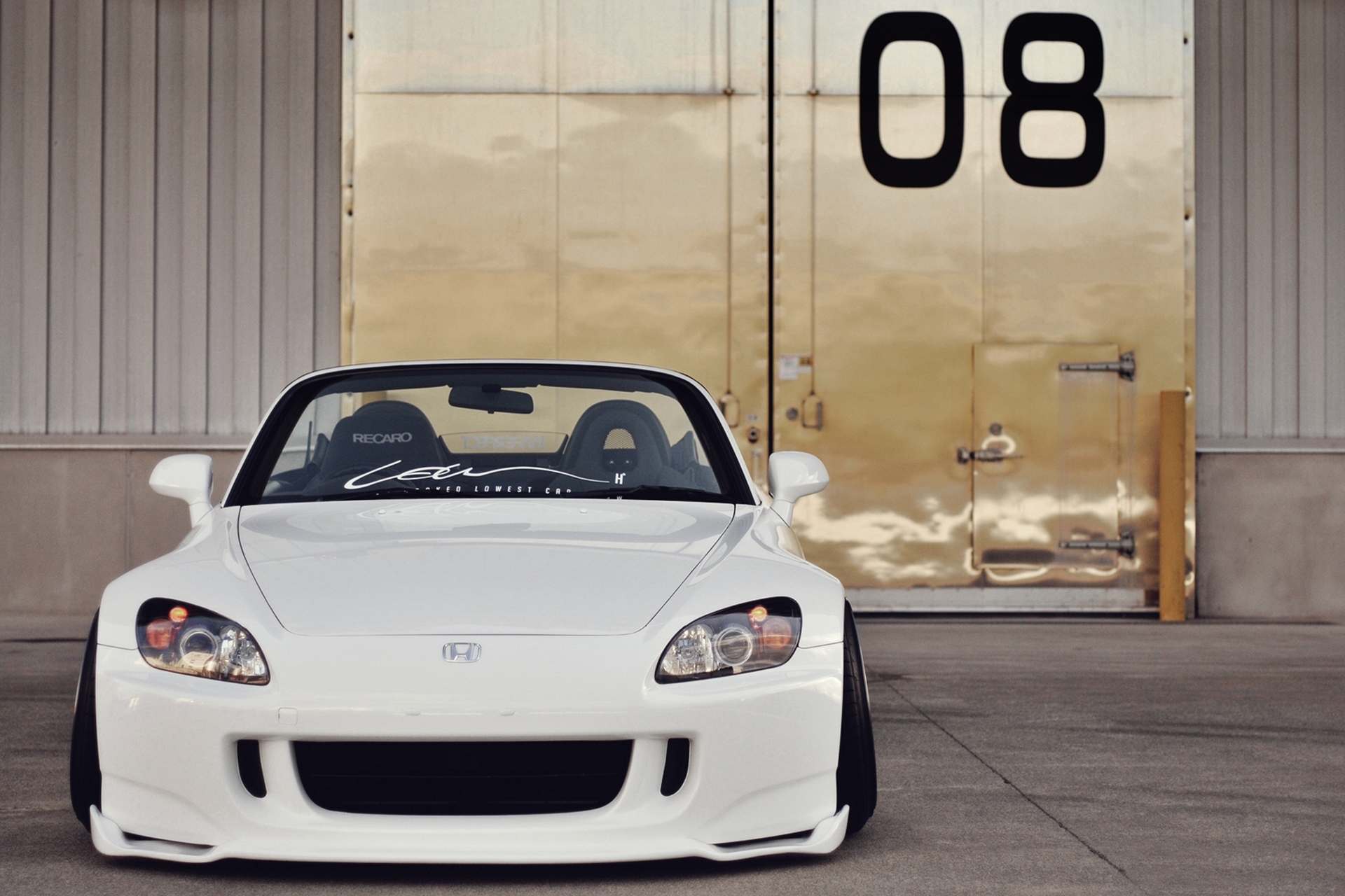 Обои Honda s2000 красная