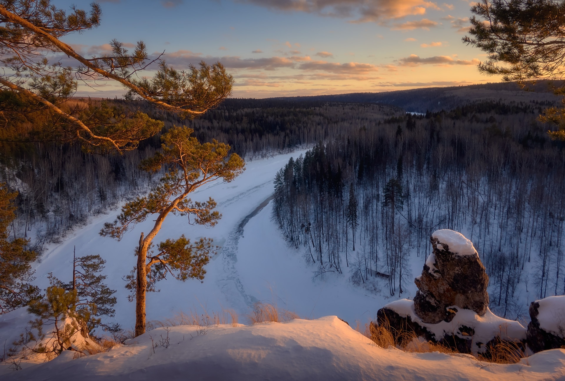 Природа Пермского края зима