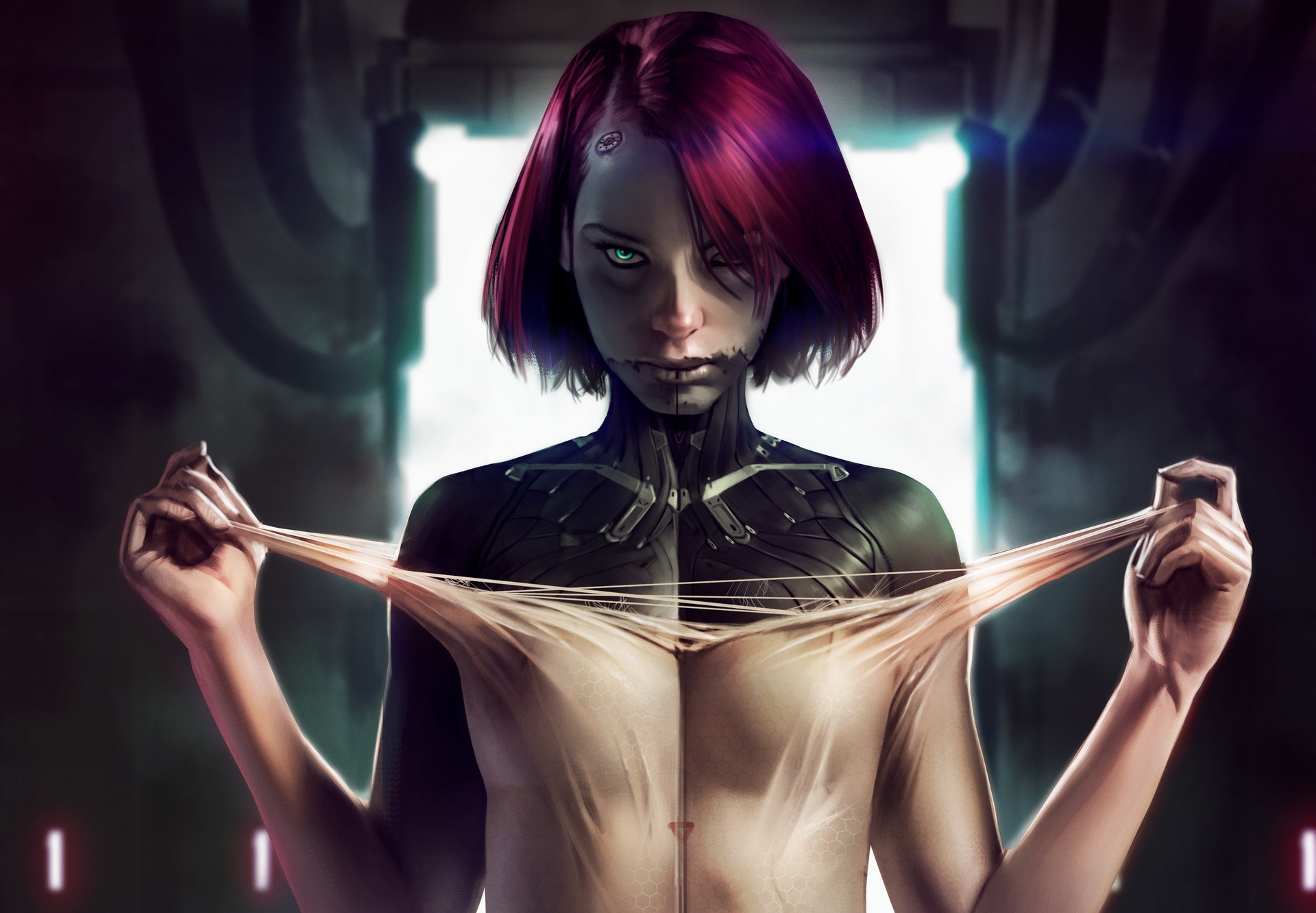 Cyberpunk арт девушки фото 3