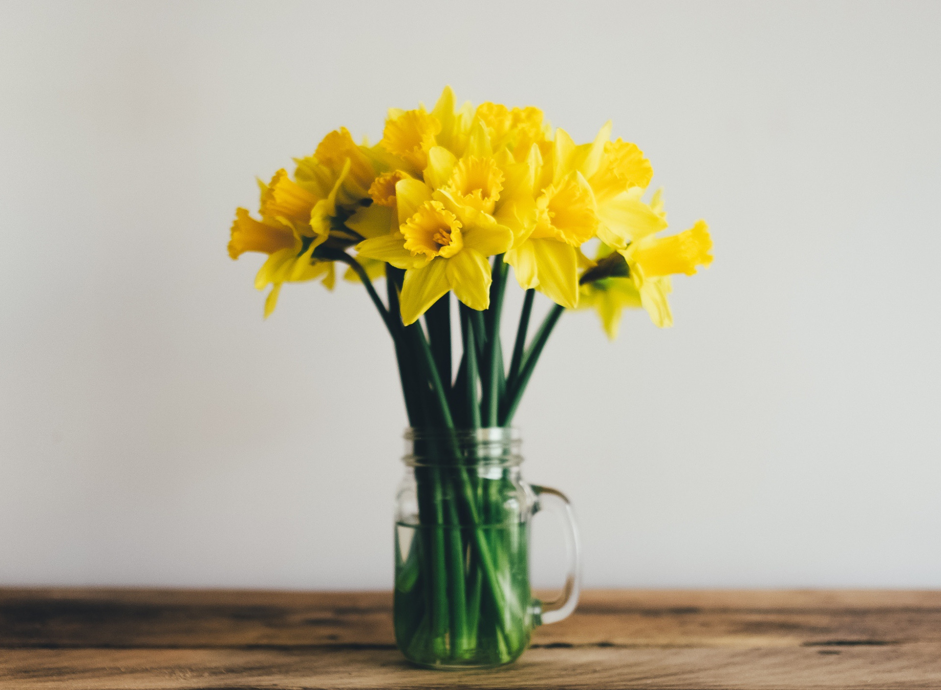 Yellow blue vase