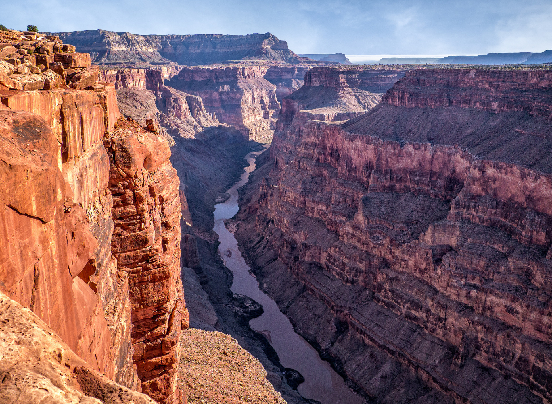 Каньоны мира фото Скачать обои горы, река, каньон, Аризона, ущелье, США, Grand Canyon, Toroweap Po