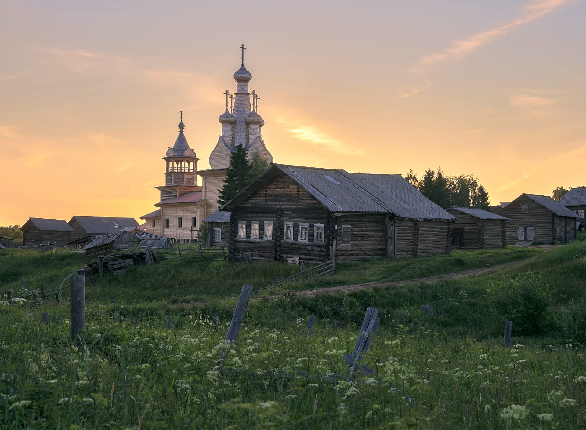 Деревня Кимжа Архангельской области