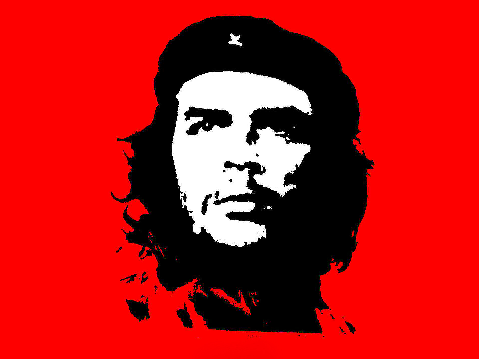 Обои красный, Че Гевара, Che Guevara, Куба, черный. революция на телефон и  рабочий стол, раздел разное, разрешение 1920x1440 - скачать