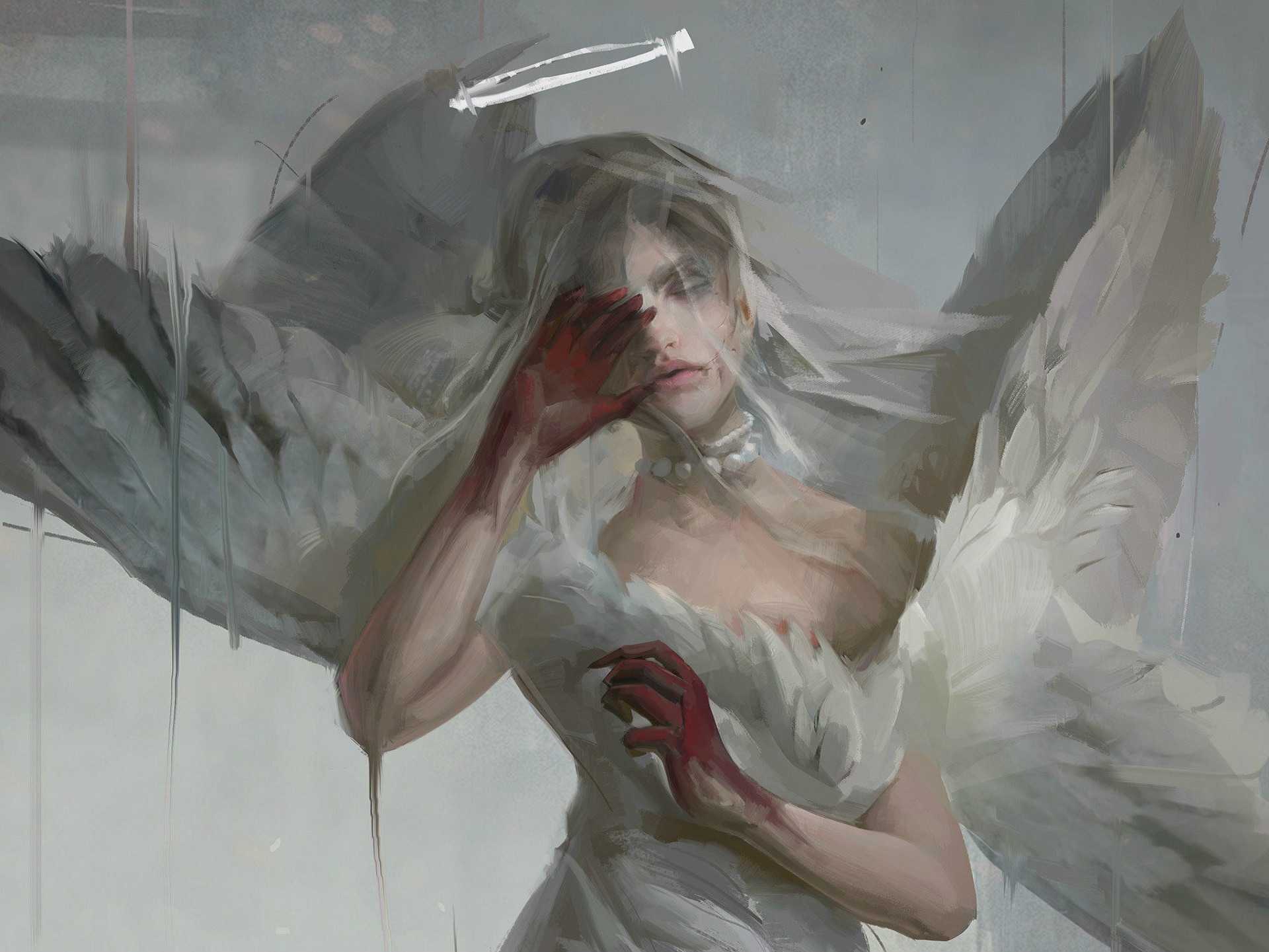Раненый слеза. Девушка с крыльями. Раненый ангел. Картина девушка с крыльями.
