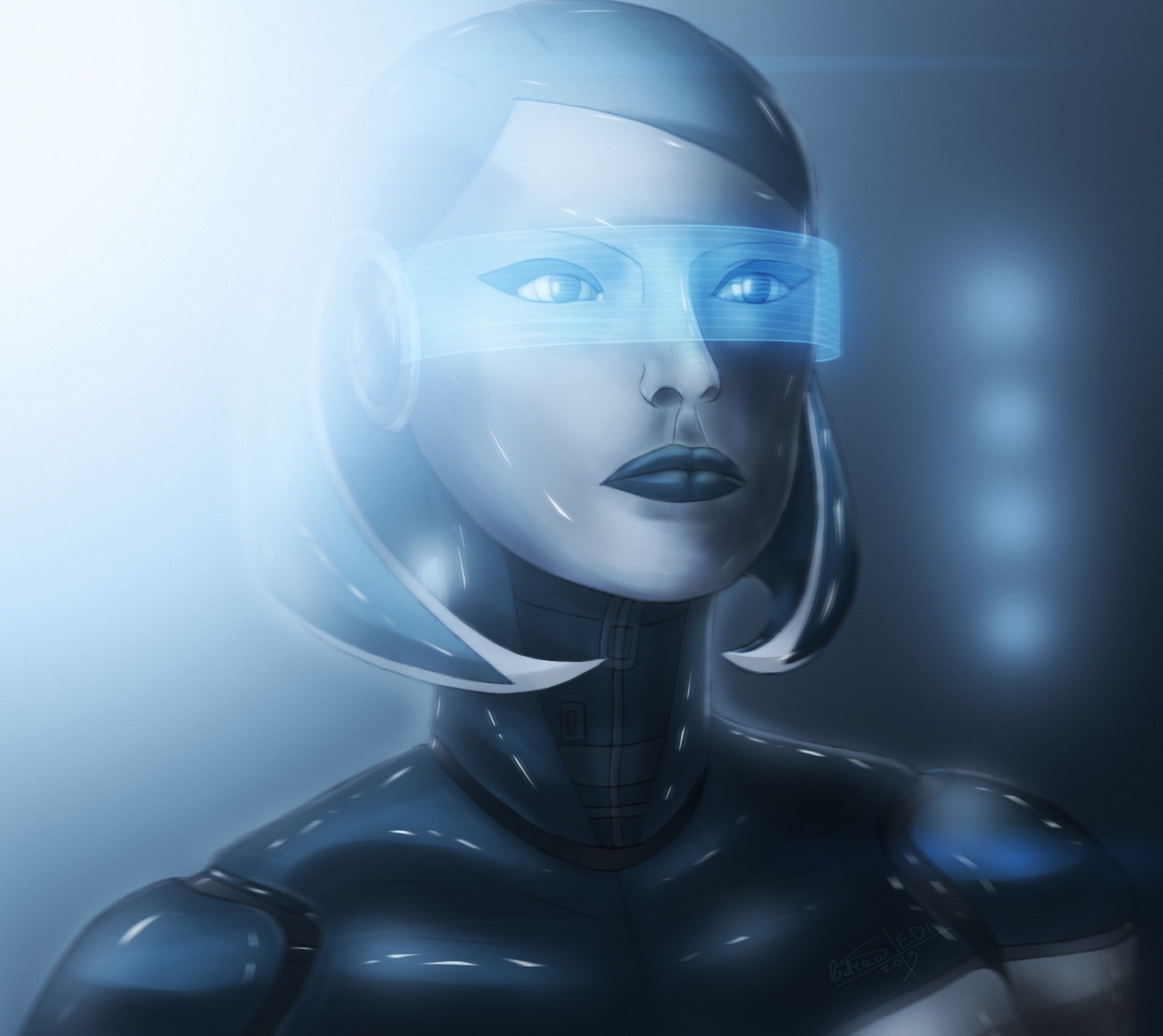 Бесплатный искусственный интеллект на андроид. Сузи масс эффект 2. Сузи масс эффект арт. Mass Effect робот сузи.