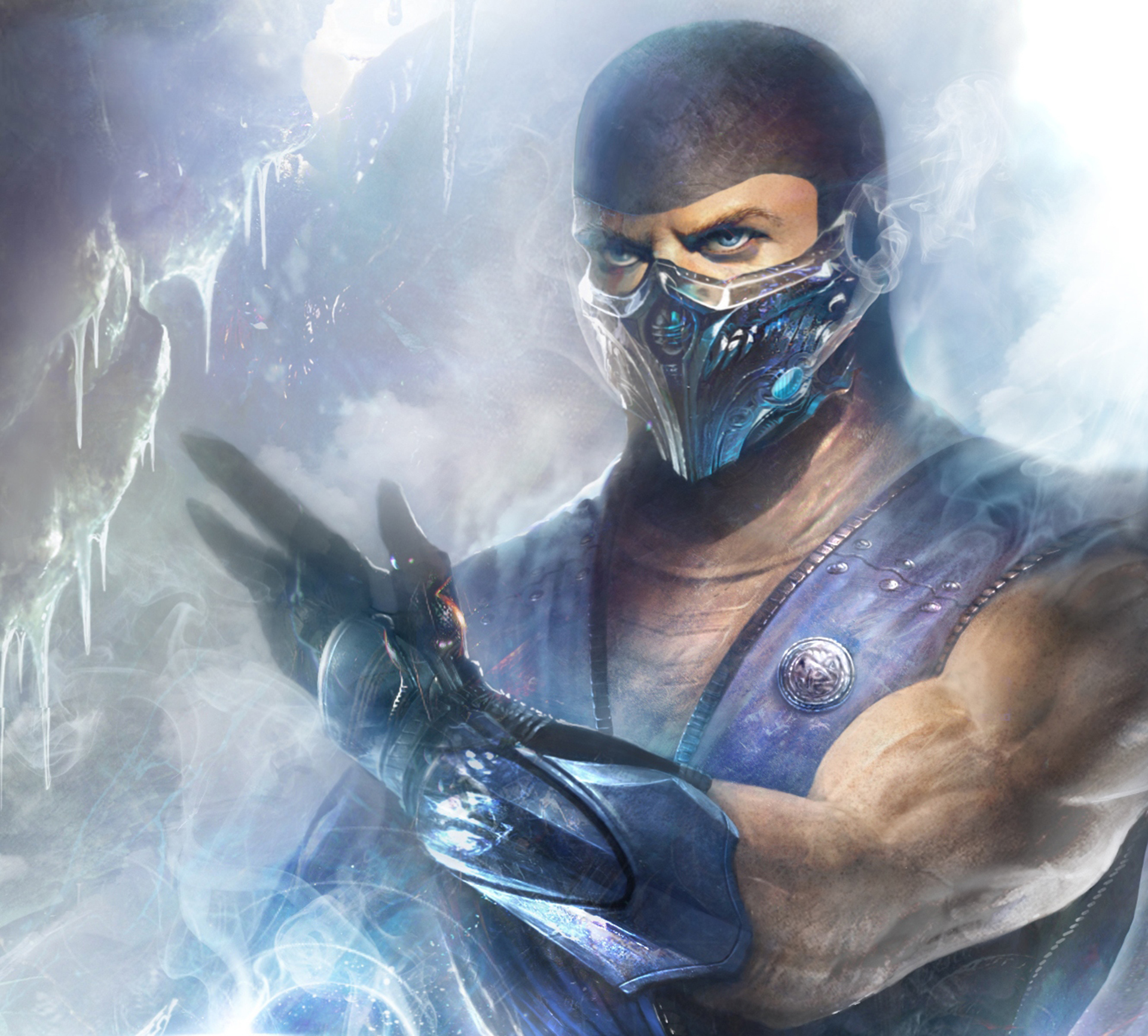 Обои ice, Mortal Kombat, ninja, Sub-Zero на телефон и рабочий стол, раздел  игры, разрешение 1920x1732 - скачать