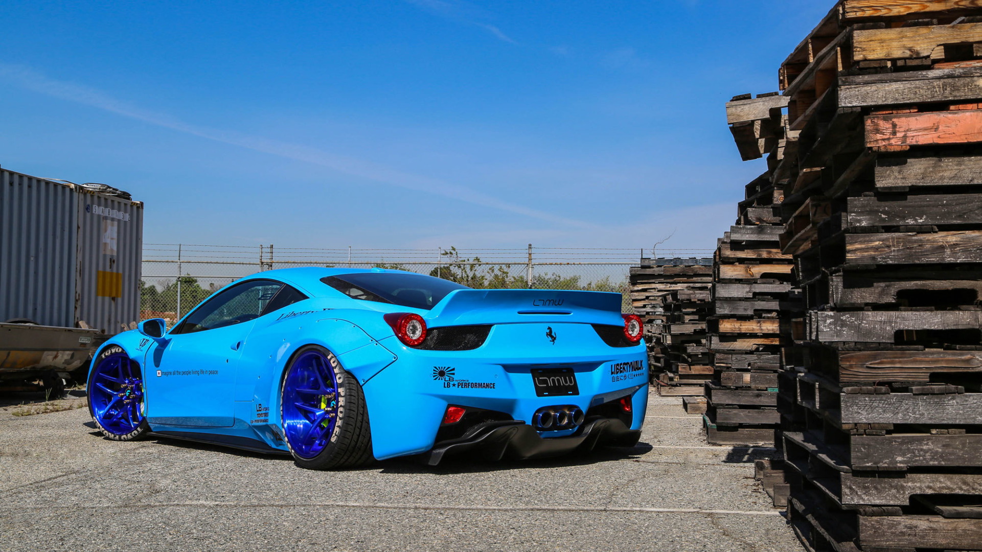 Ferrari 458 Blue