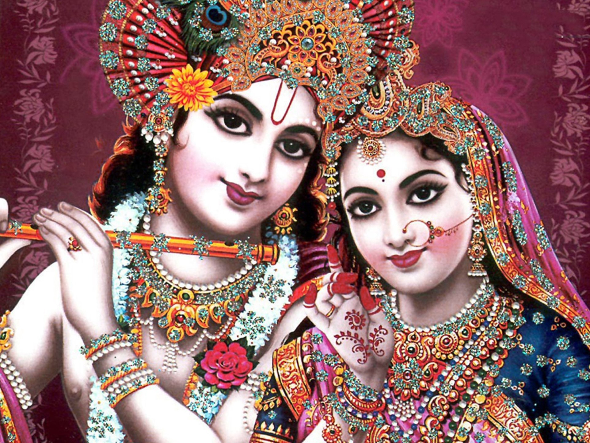 Обои god, indian god, radha, radha krishna, gita, krisha на телефон и  рабочий стол, раздел абстракции, разрешение 1925x1444 - скачать