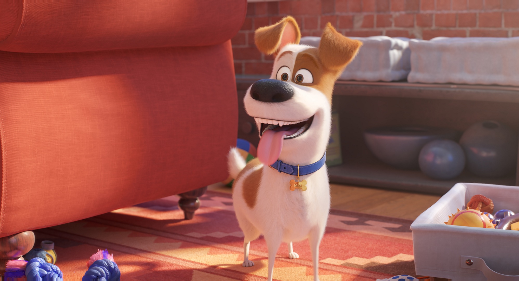 Обои язык, радость, собака, пёс, Тайная жизнь домашних животных 2, The  Secret Life of Pets 2 на телефон и рабочий стол, раздел фильмы, разрешение  1997x1080 - скачать