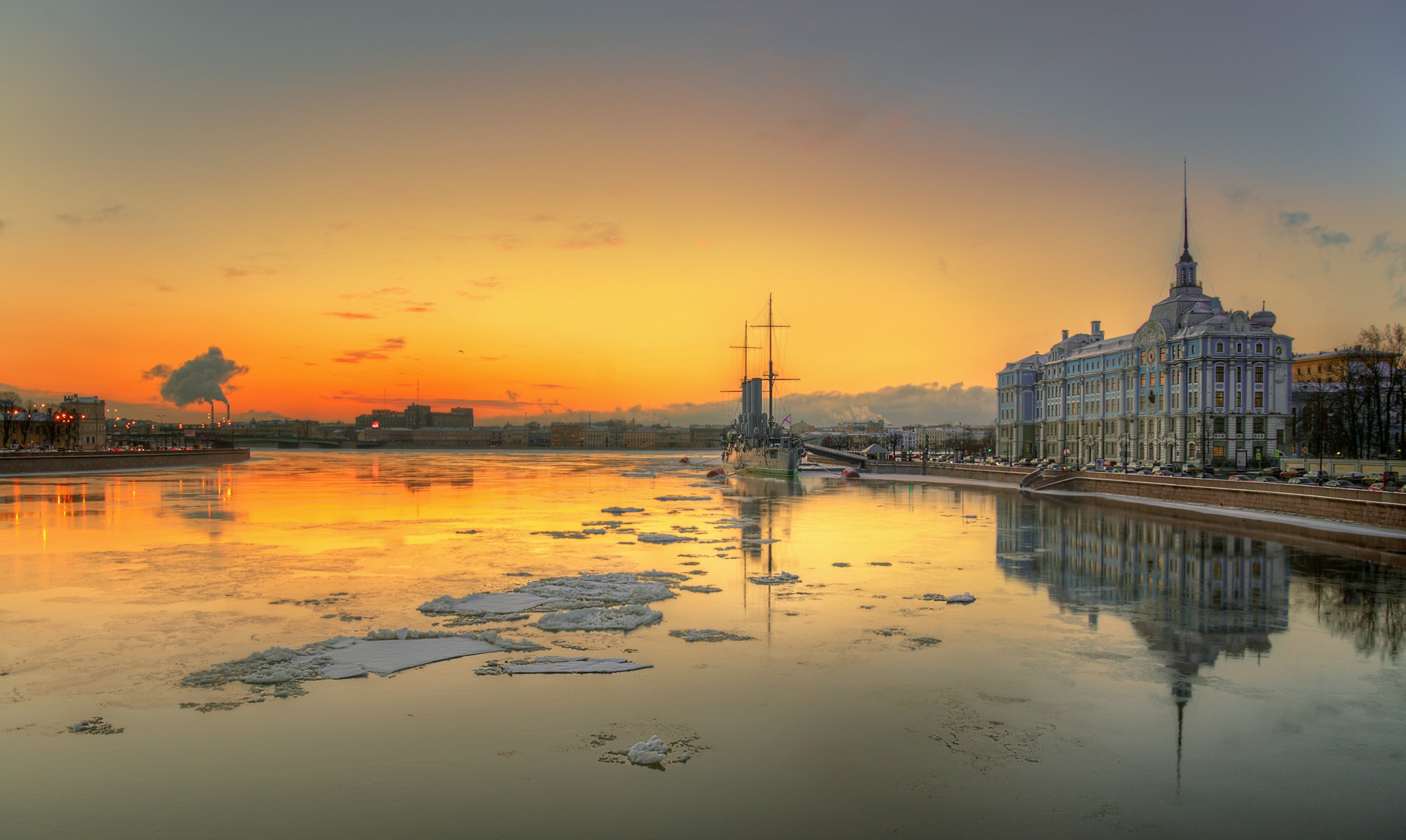 Санкт Петербург море Неве