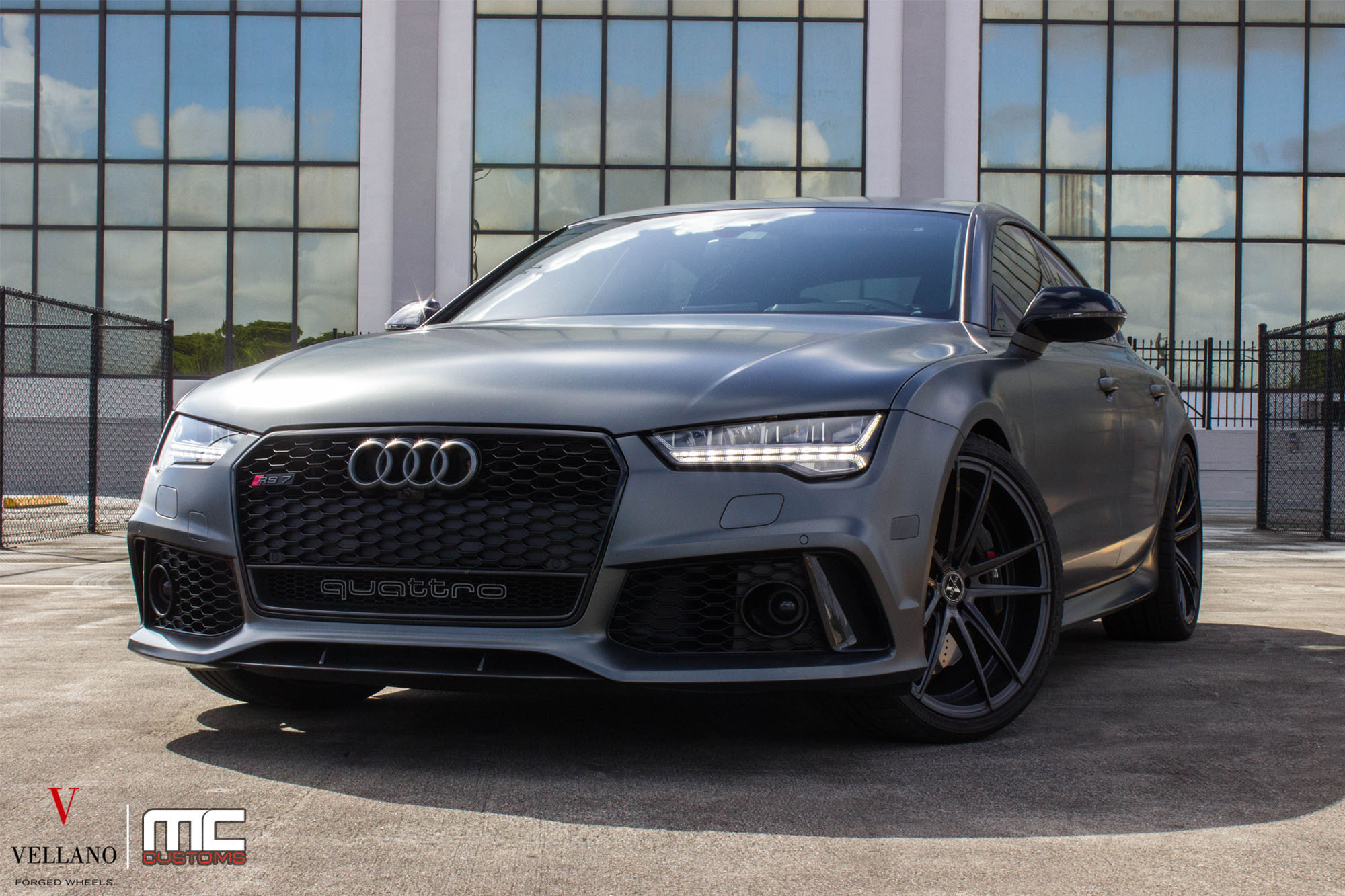 Ауди rs7 серая