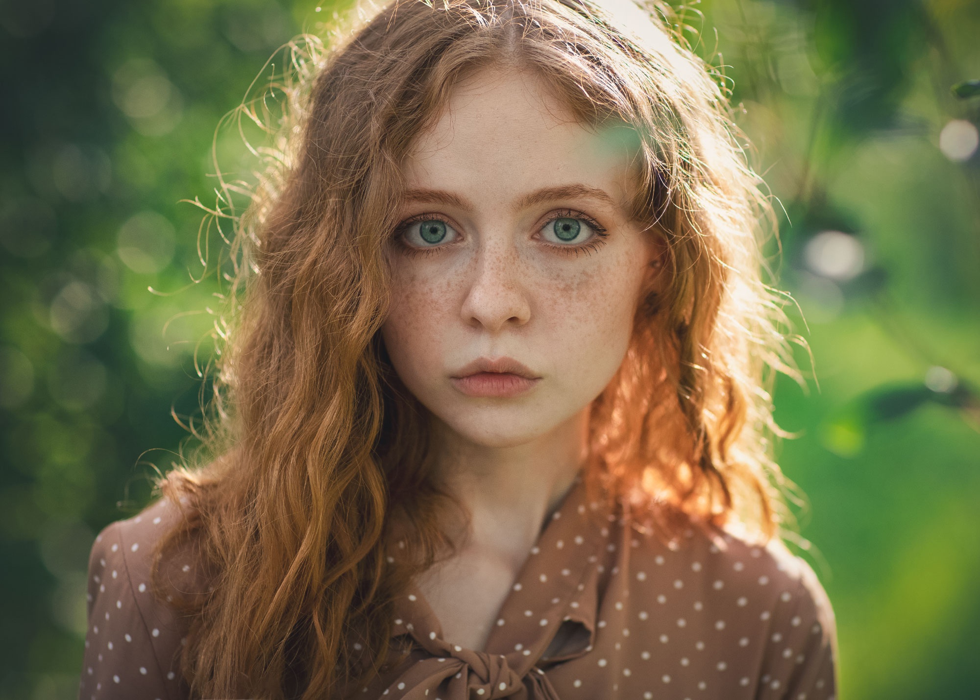 Freckles Brunette