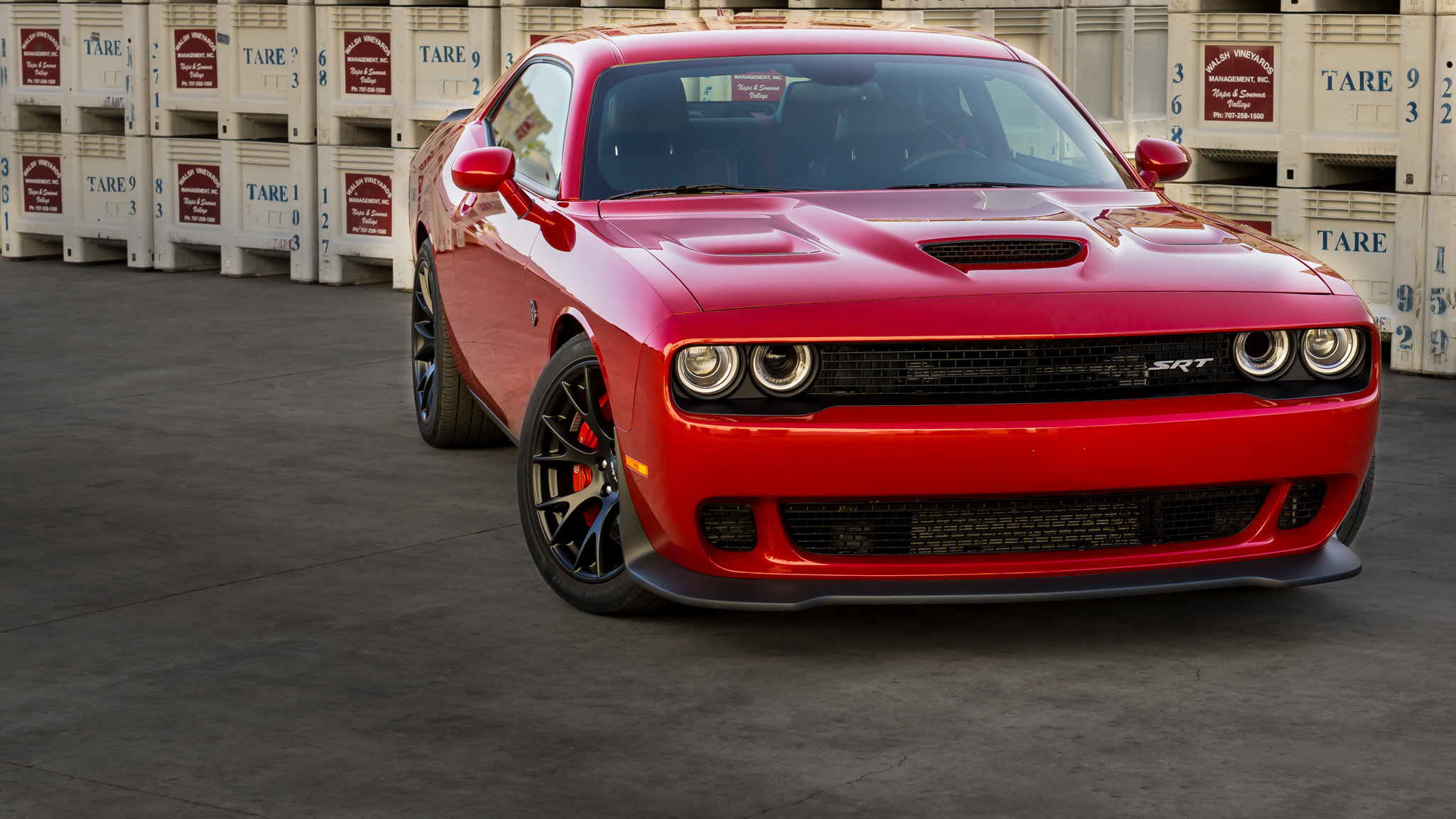 Dodge Challenger Hellcat арт