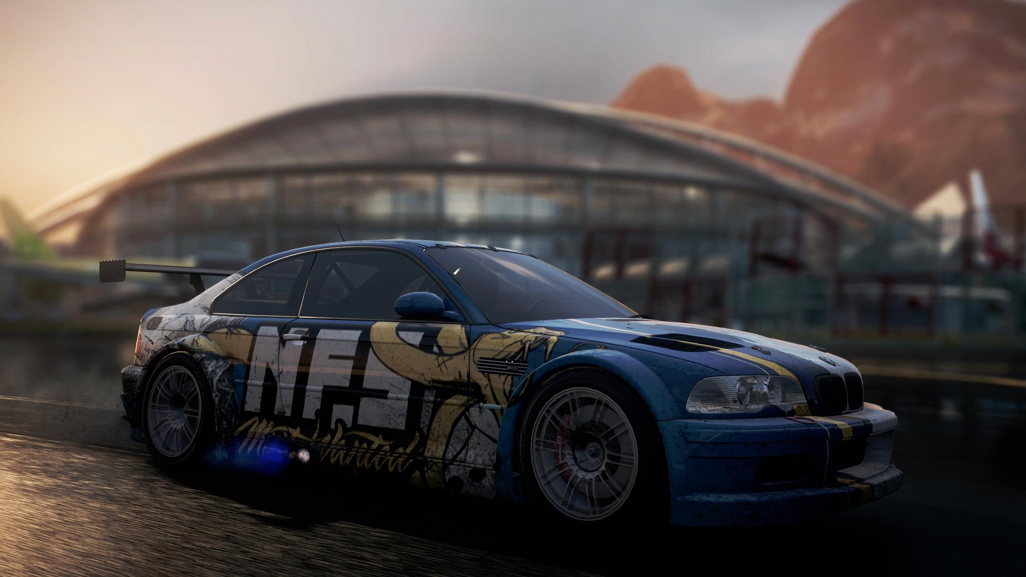 Обои BMW, GTR, NFS, Need For Speed, Most Wanted на телефон и рабочий стол,  раздел игры, разрешение 2048x1152 - скачать